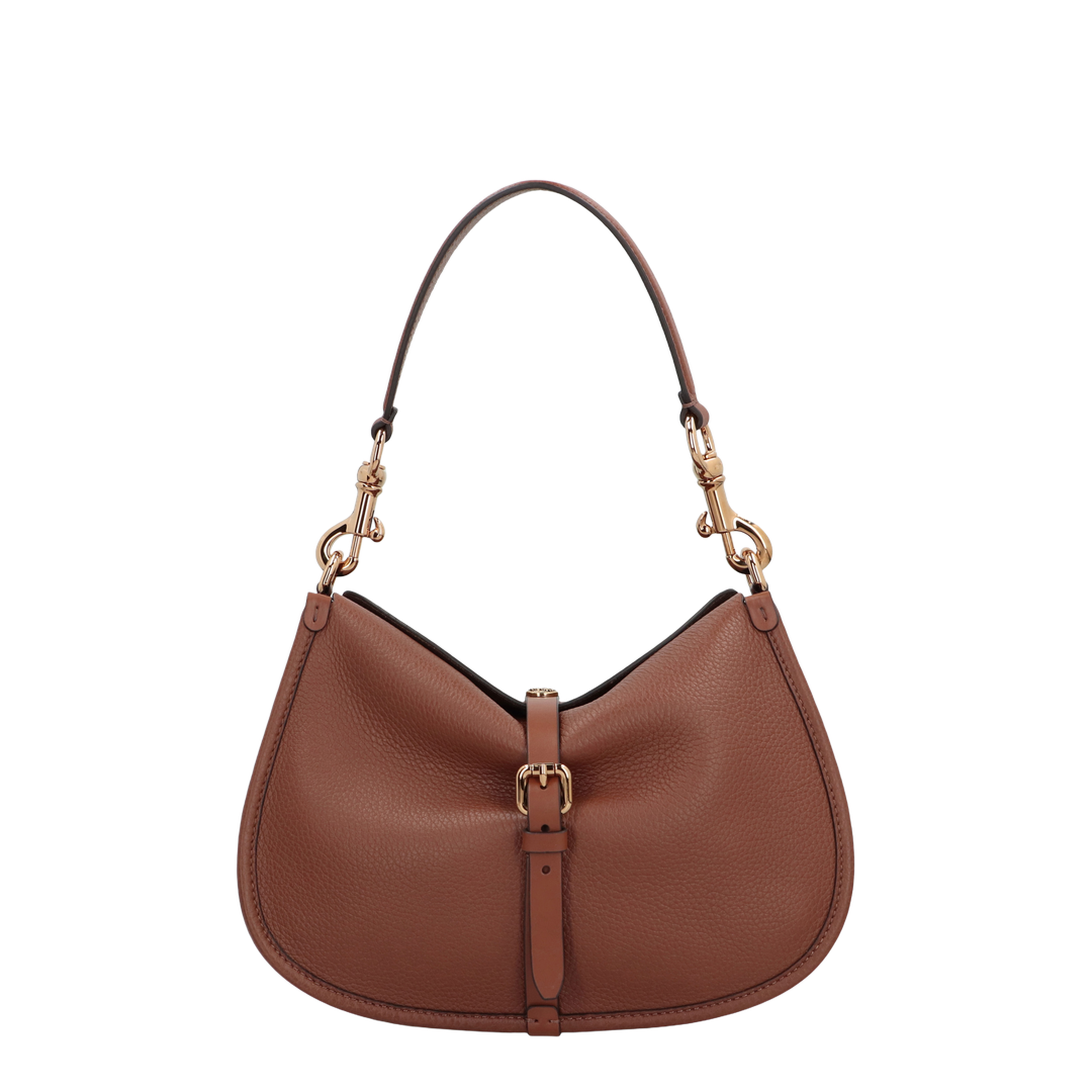 Pony Medium Leather Shoulder Bag - Light Brown - Image 2