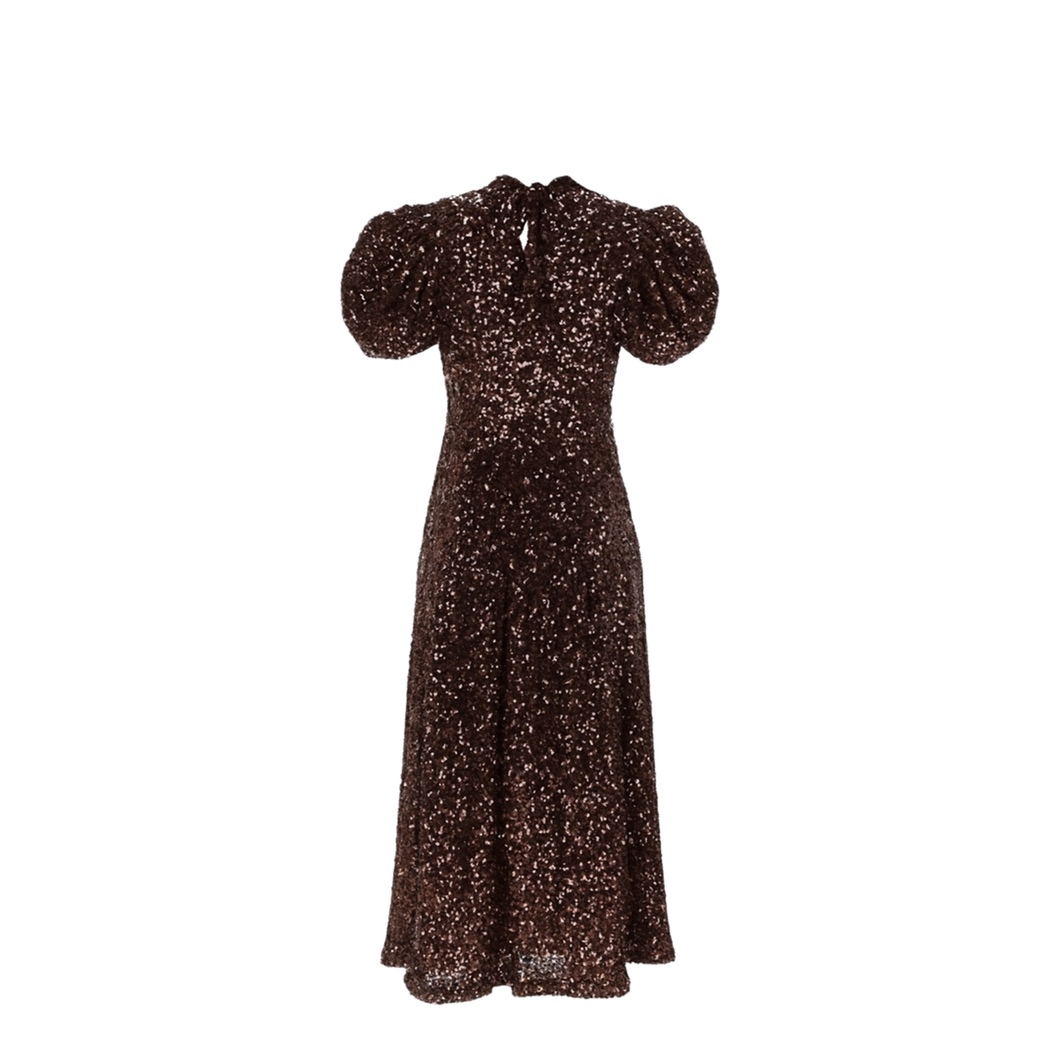 Midi Dress With Sequins - Image 3