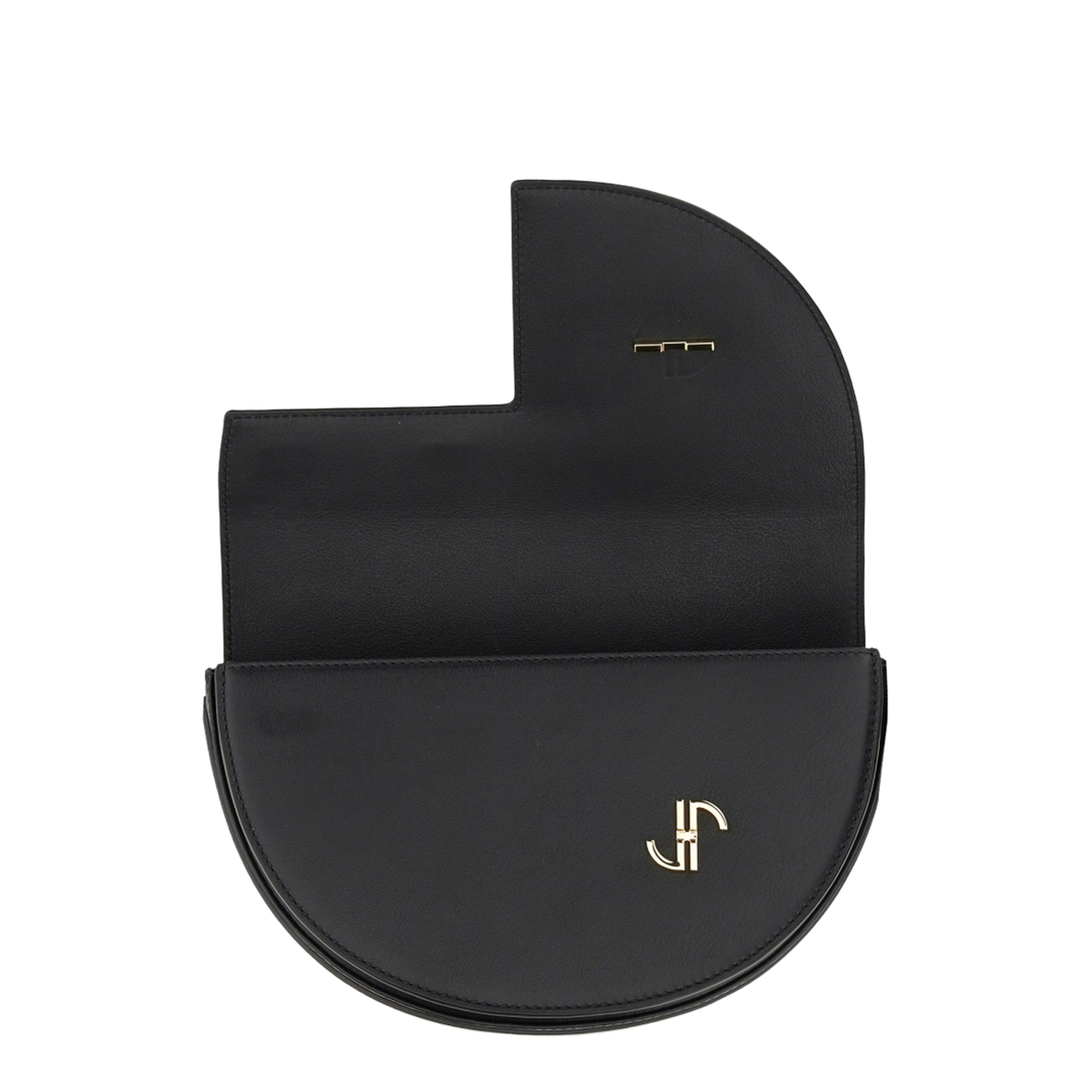 Calfskin Shoulder Bag - Black - Image 8
