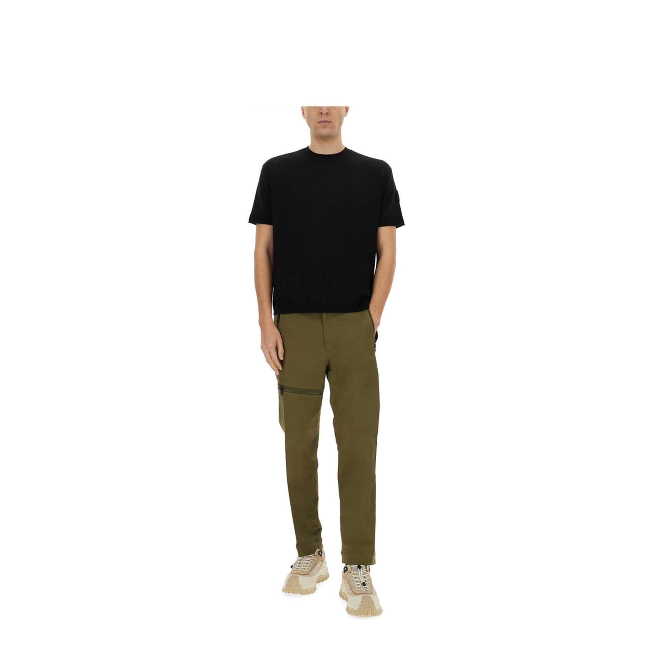 Silk & Cotton Knit T-Shirt - Image 2