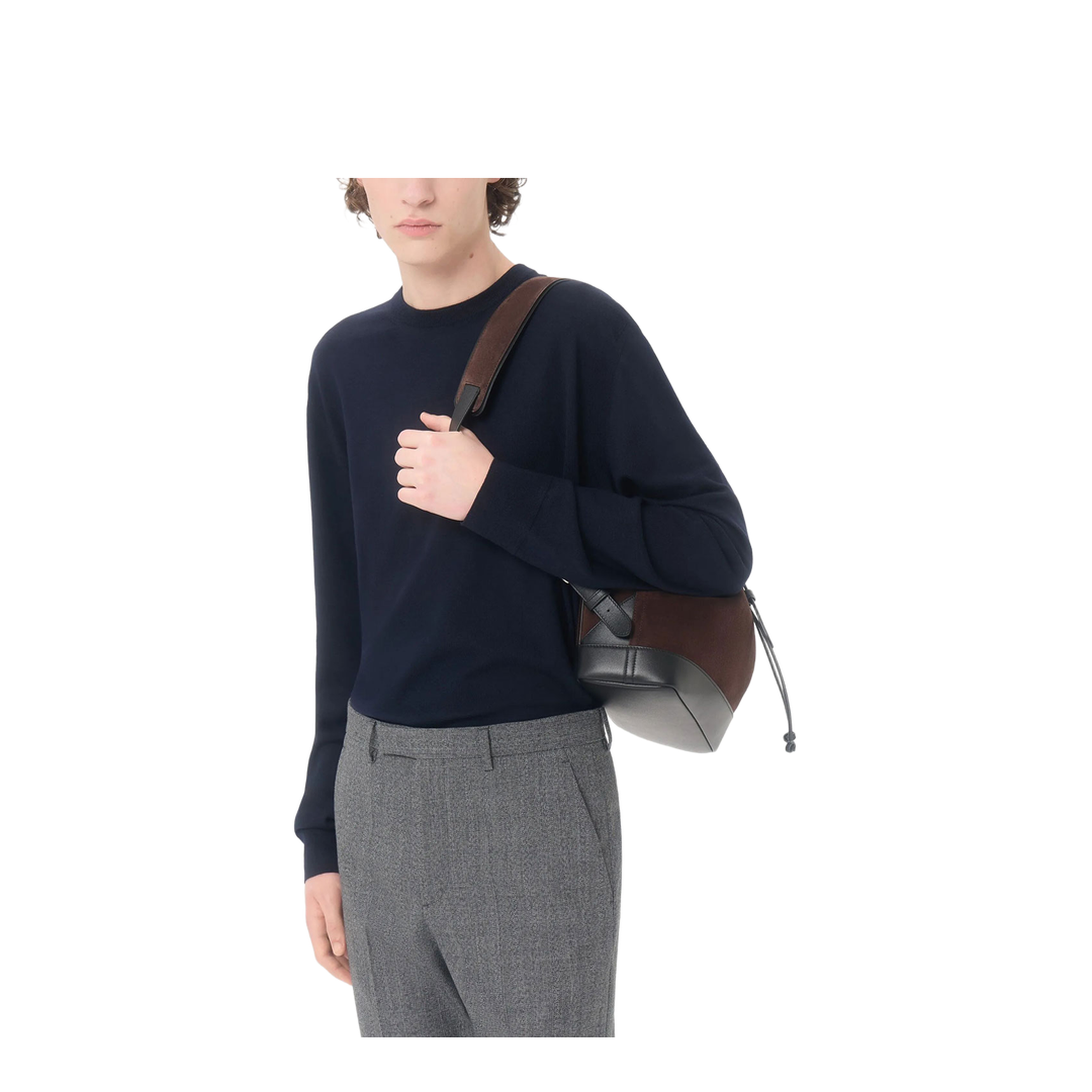 Wool Jumper with Vlogo Embroidery - Image 12