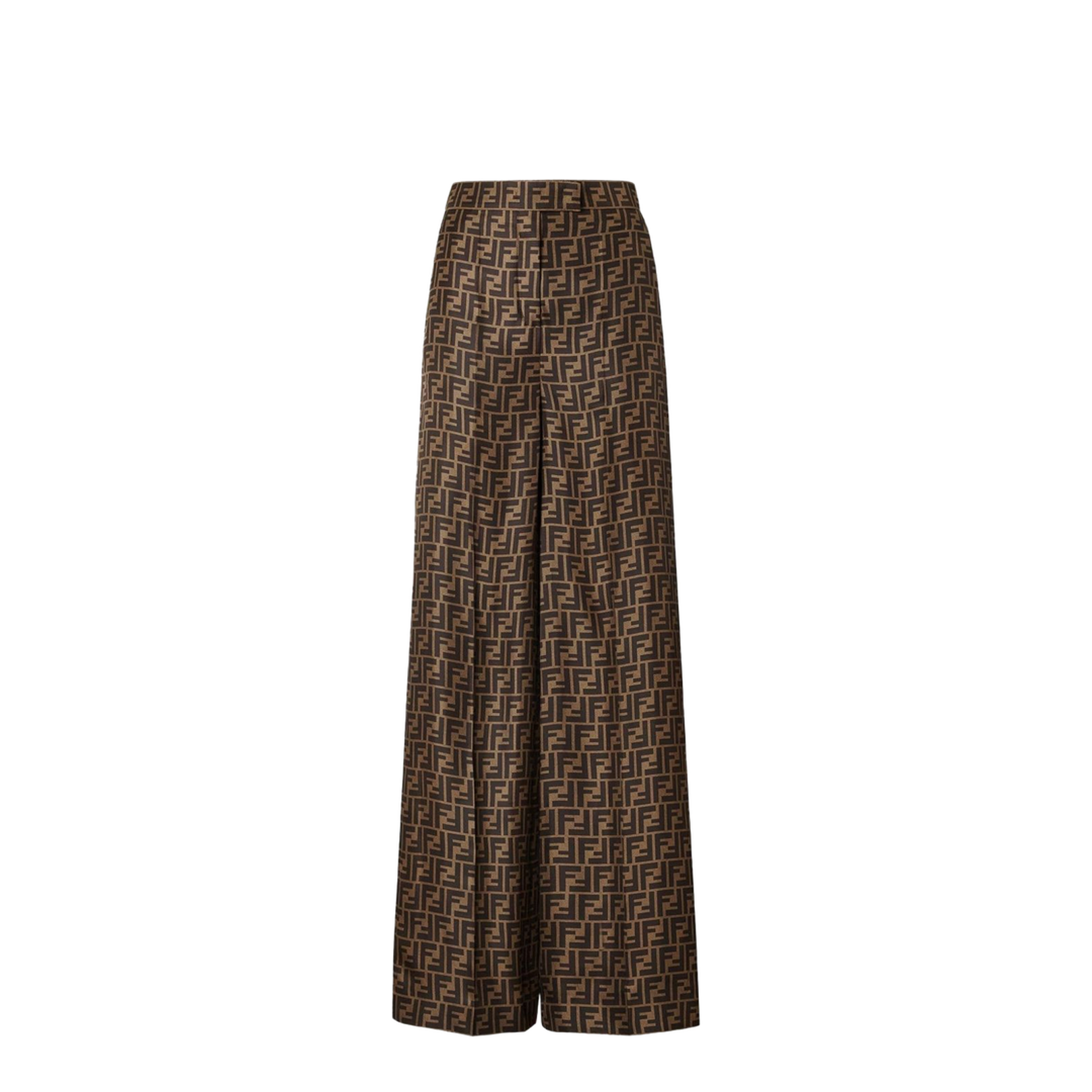 Trousers Silk Brown - Image 1
