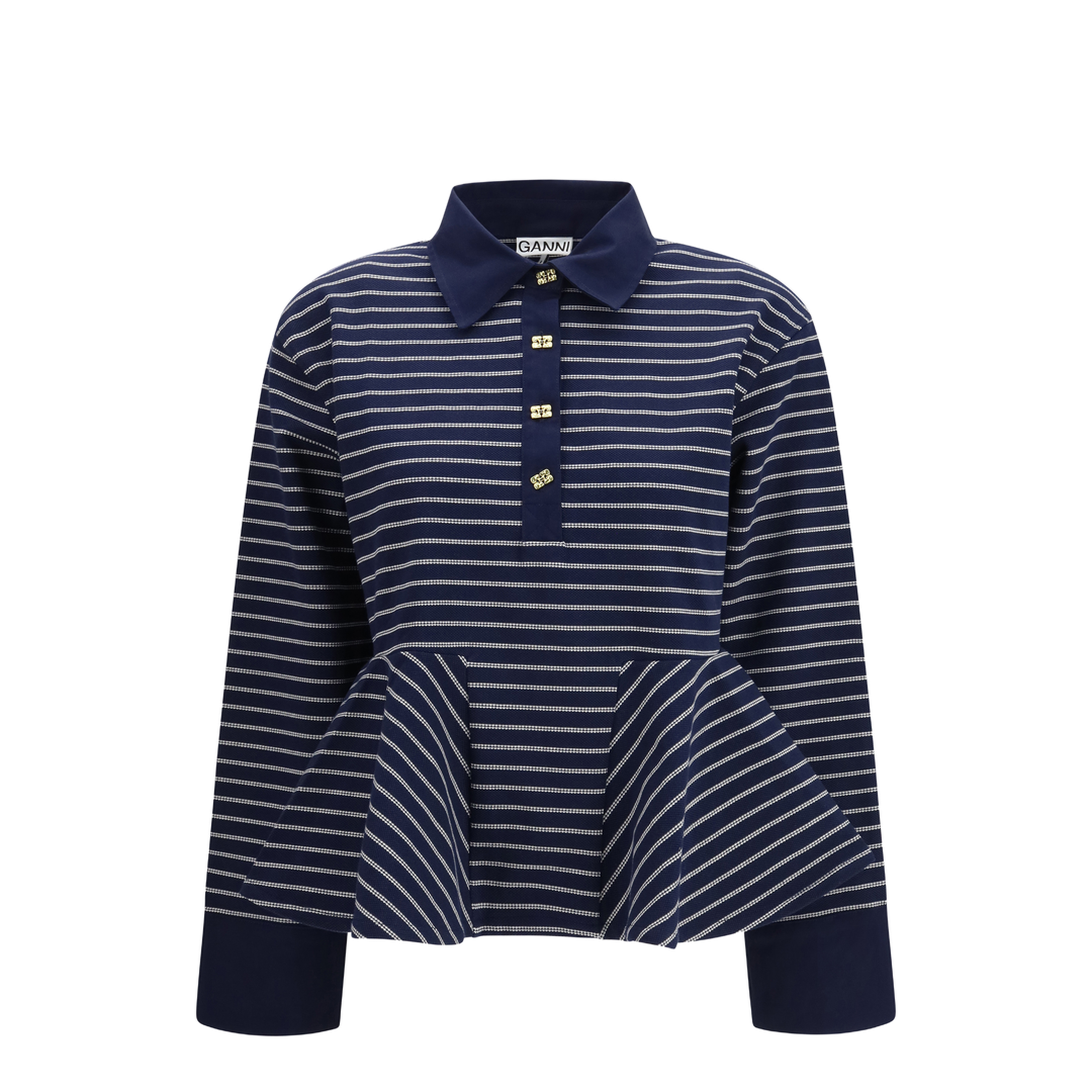 Striped Polo Shirt - Image 1