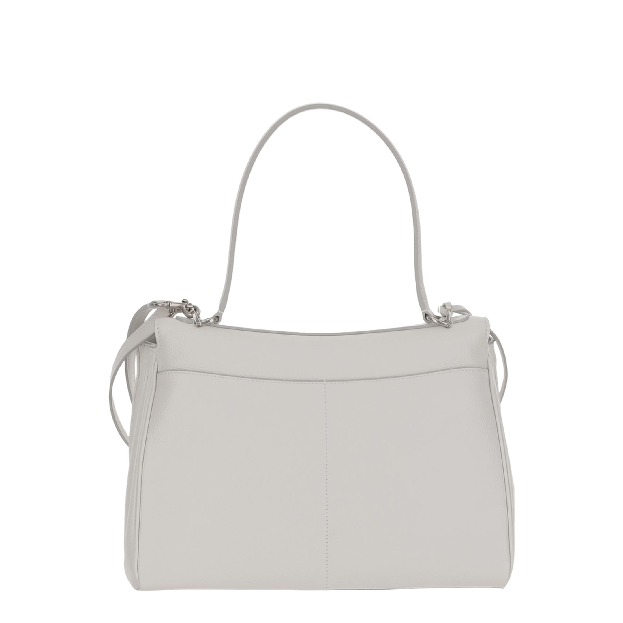 Chalk Medium Rodeo Leather Handbag - White - Image 3