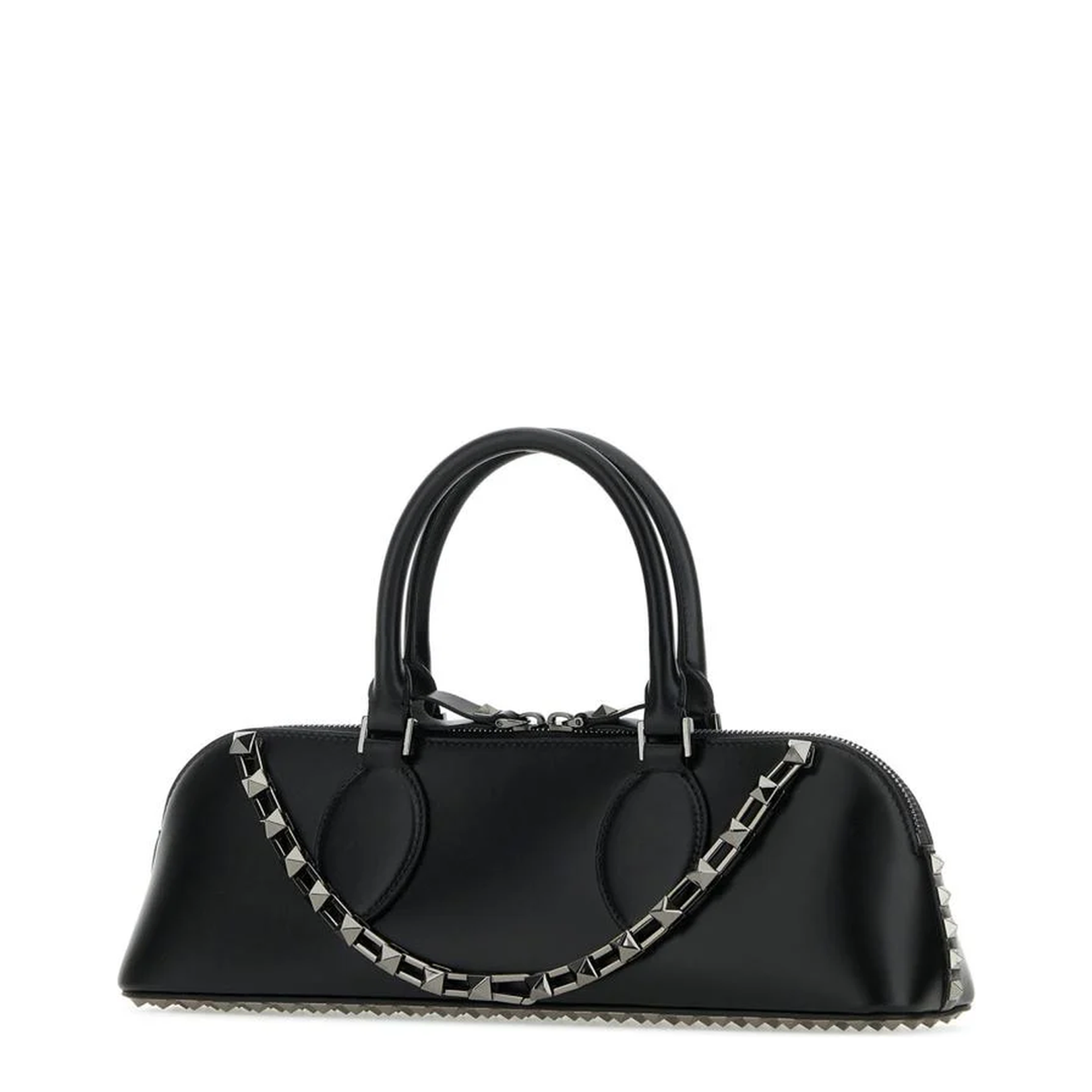 Rockstud East-West Zip-Up Tote Bag - Image 2