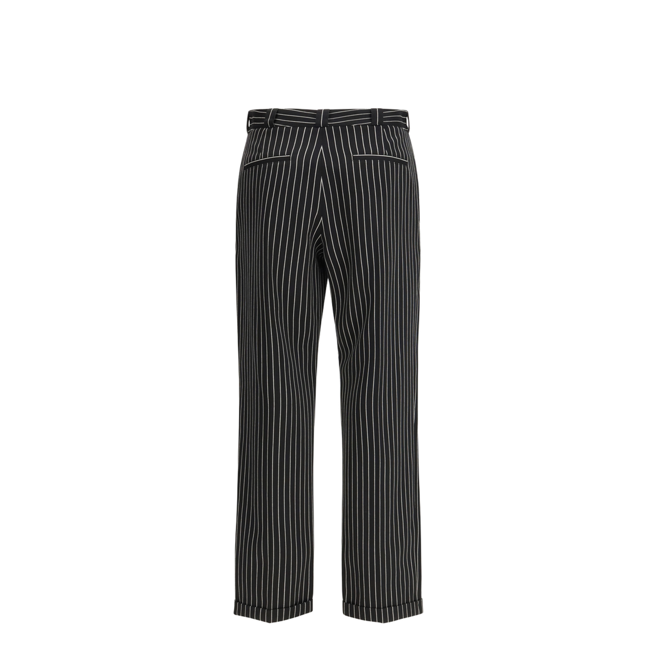 Striped Wool and Cotton Pant - Image 2