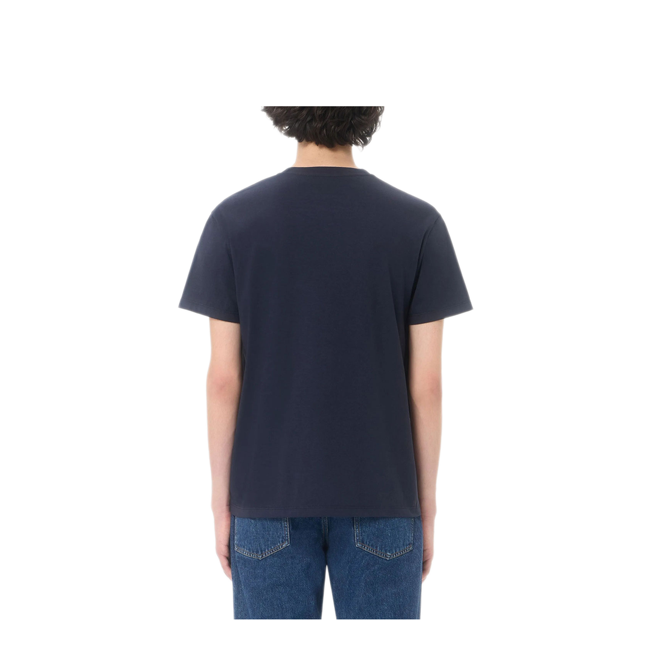 Cotton T-Shirt with Vlogo Embroidery - Image 10