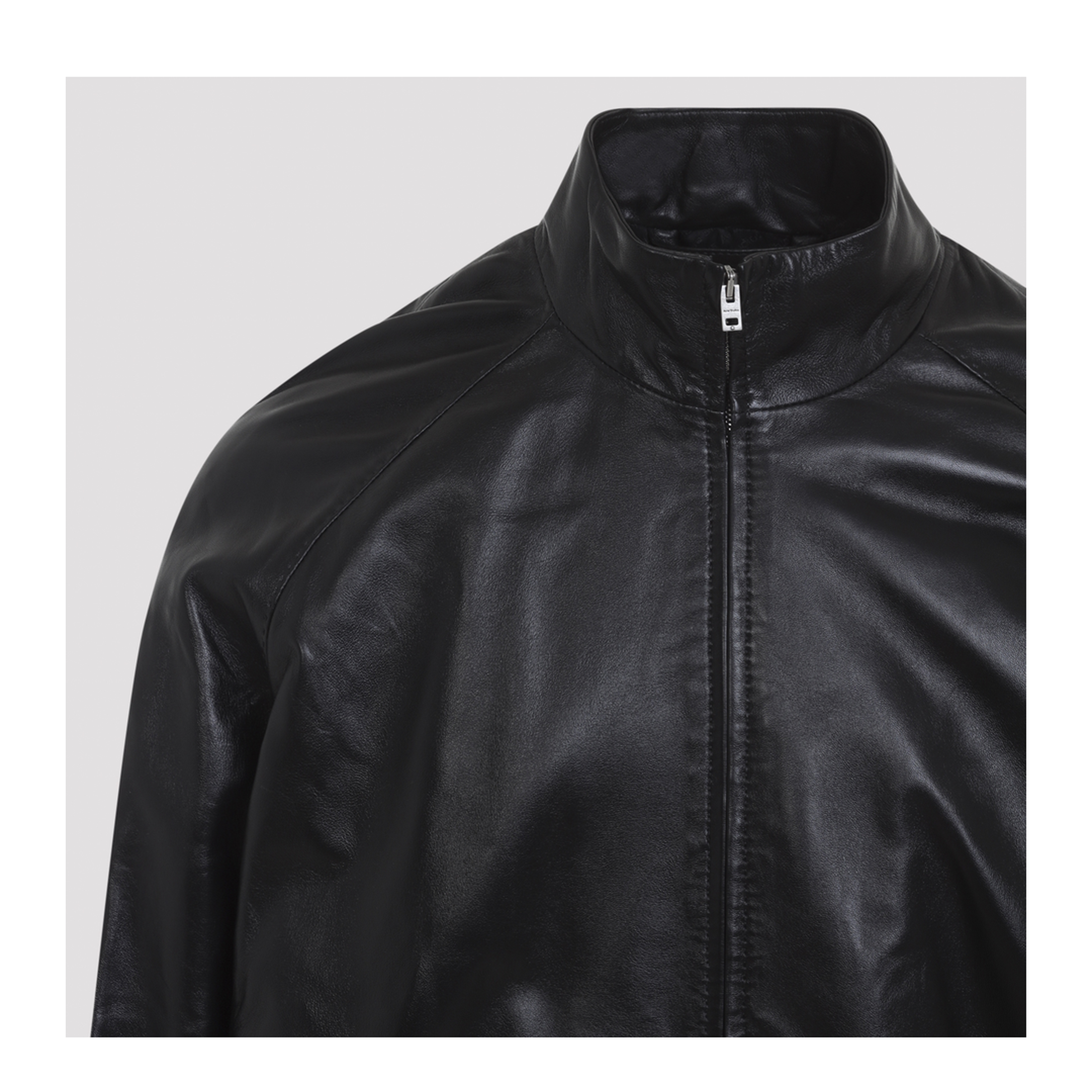 Leather Bomber Jacket - Image 5