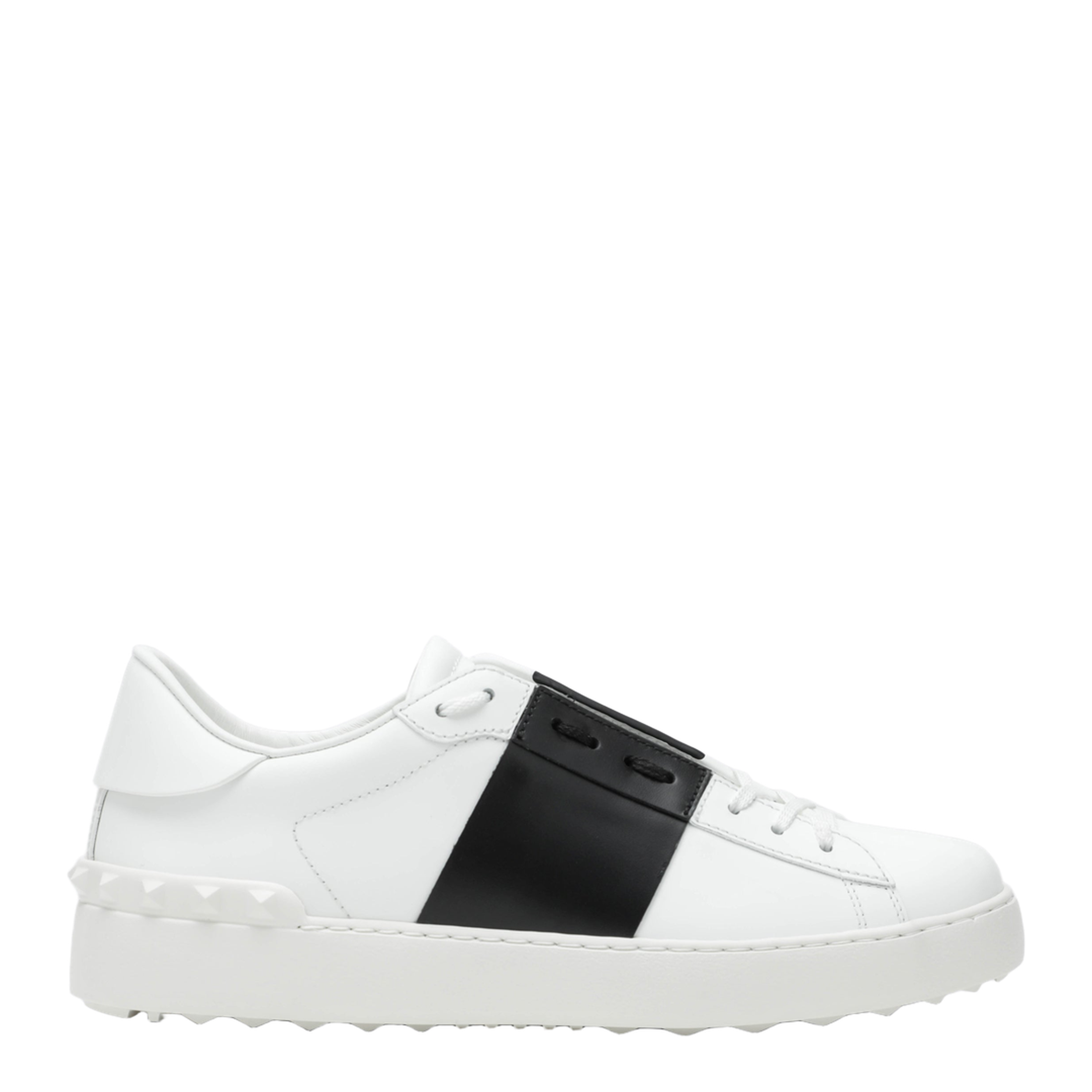 Open Sneakers in White/Black - Image 1