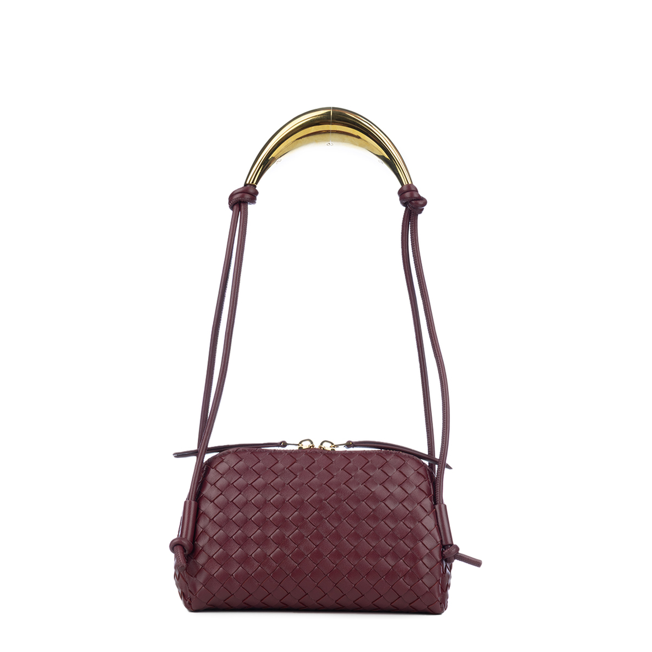 Sardine Leather Handbags - Burgundy - Image 4