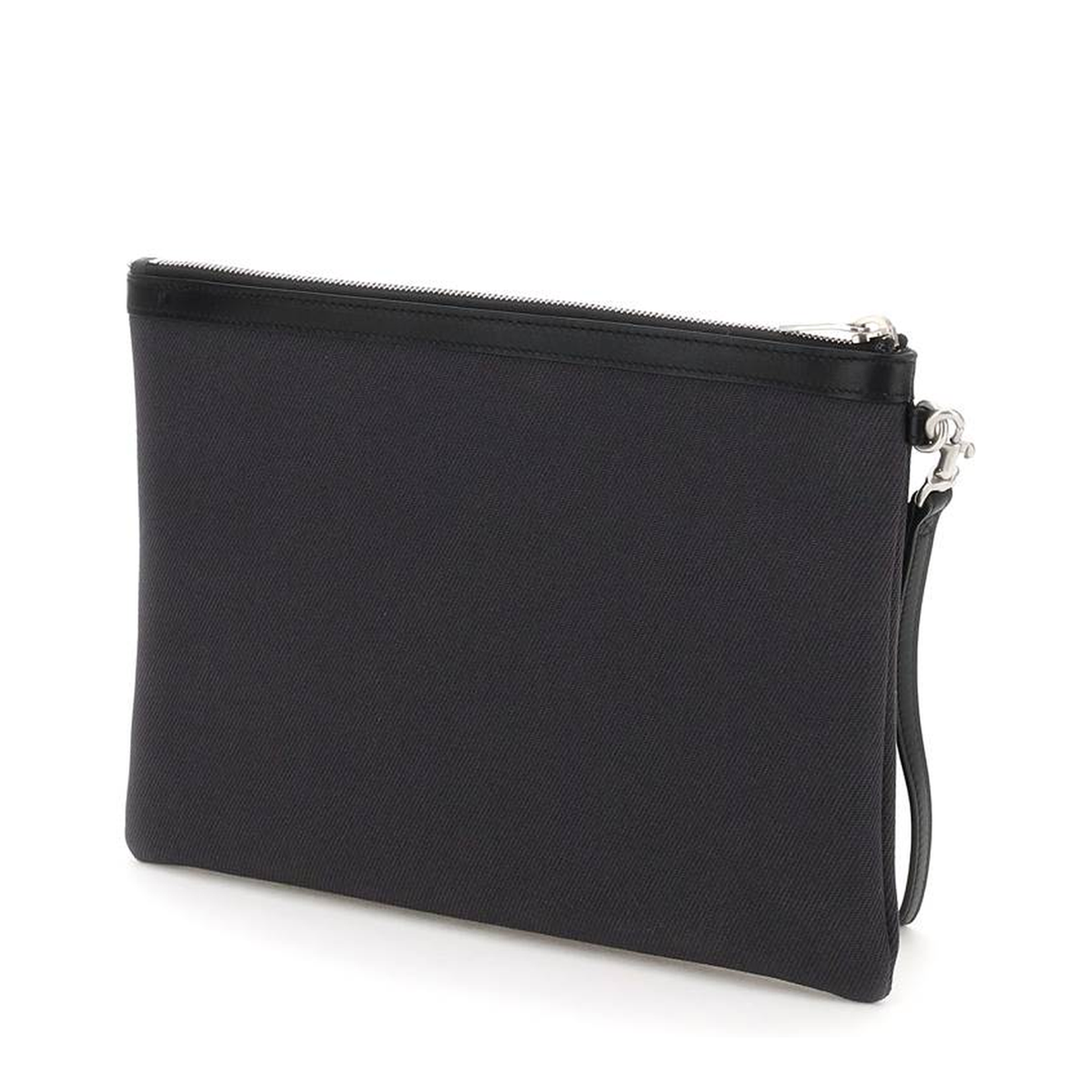 Charcoal Canvas Rive Gauche Clutch - Image 2