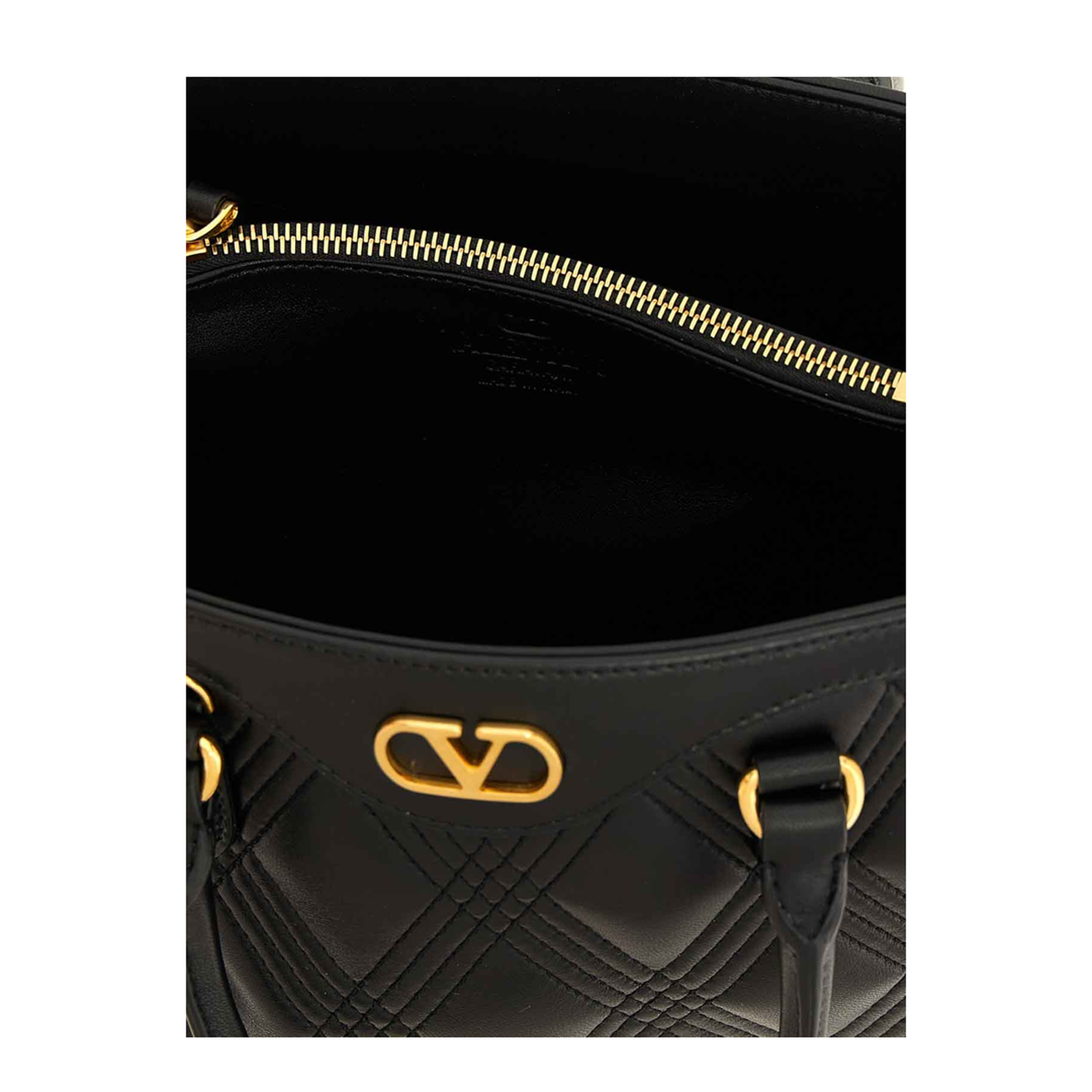 Quiltie 67 Nappa Leather Handbag - Black - Image 4