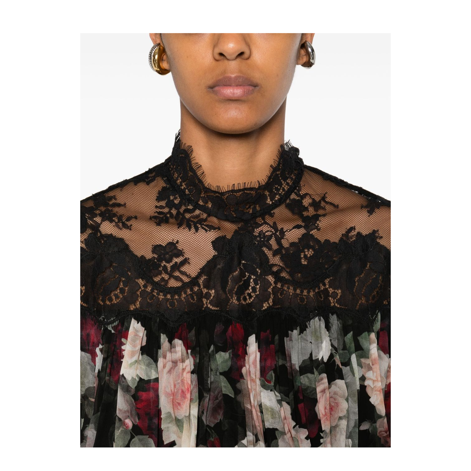 Hypnotic Satin Shirt Olive - Image 3