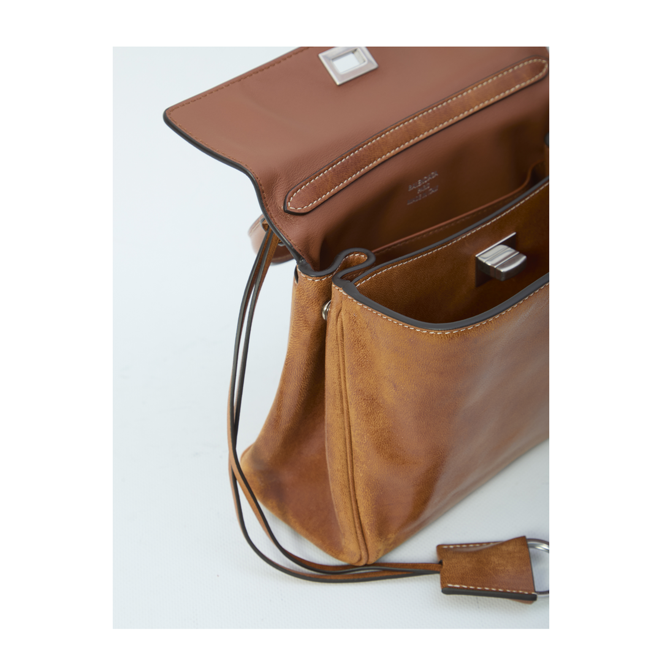 Rodeo Mini Lambskin Handbag - Tan Cowboy - Image 4
