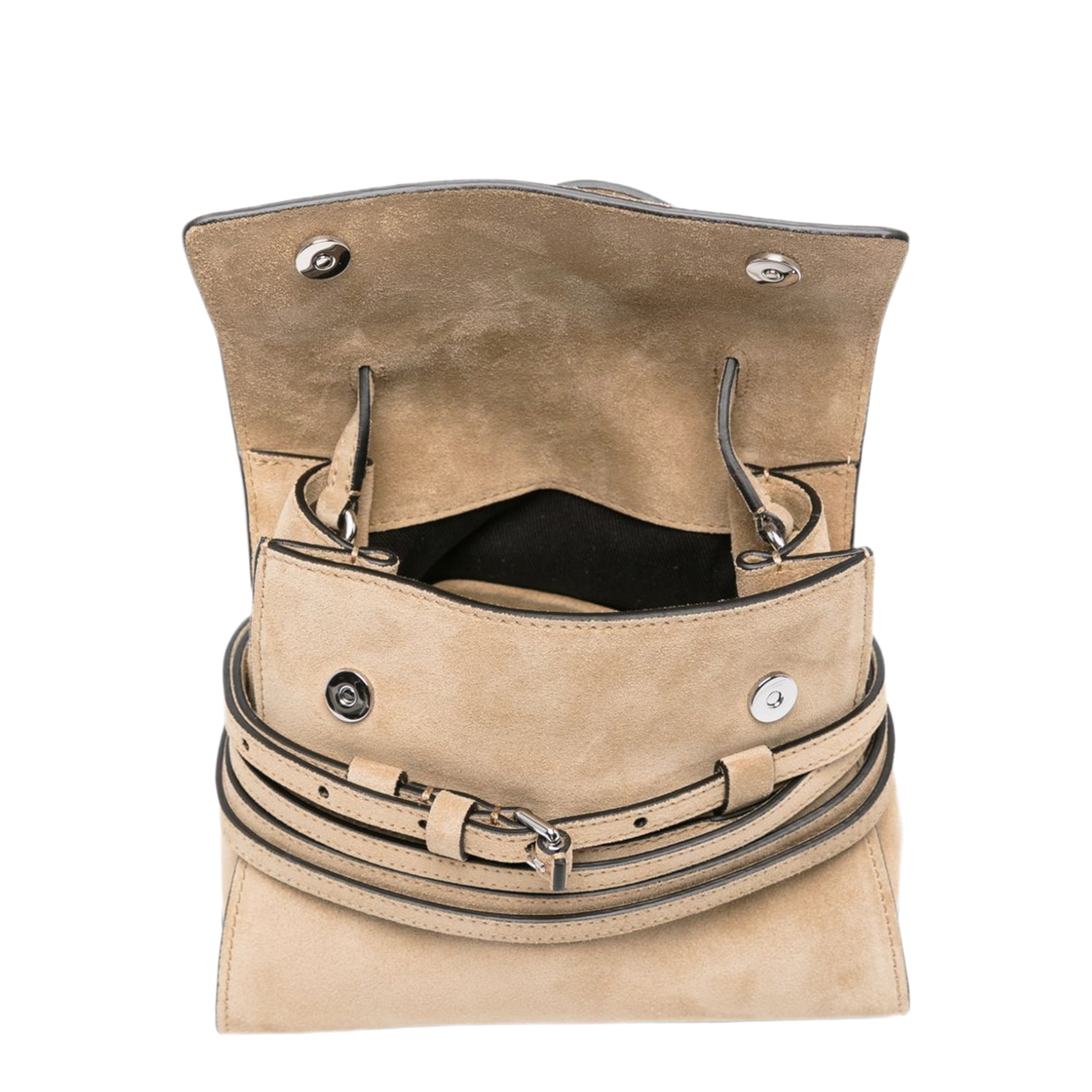 Calf Suede Tote - Brown - Image 2