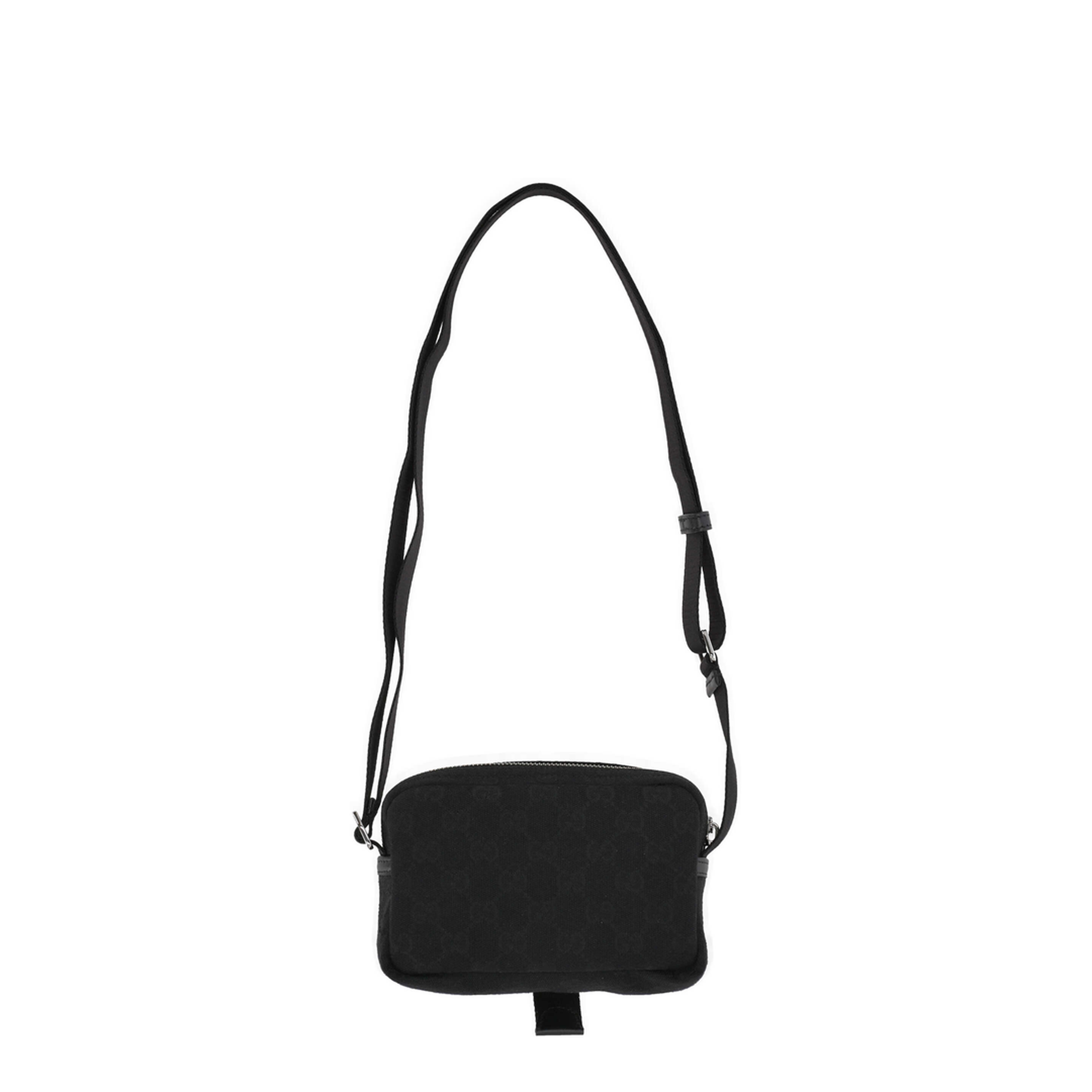 Mini Canvas Crossbody - Black - Image 5