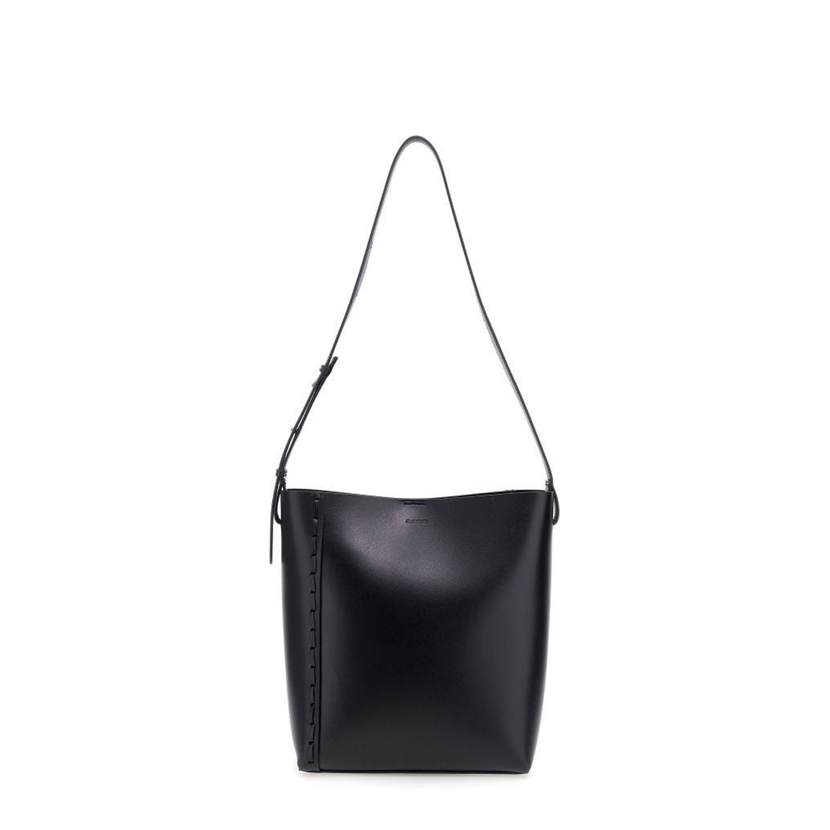 Medium Stitching Tote Bag - Black - Image 1