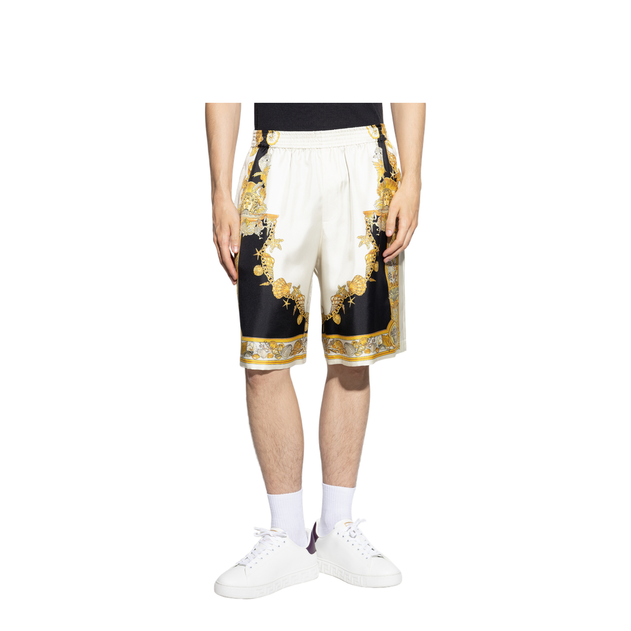 Coral Theatre Print Bermuda Shorts - Image 2