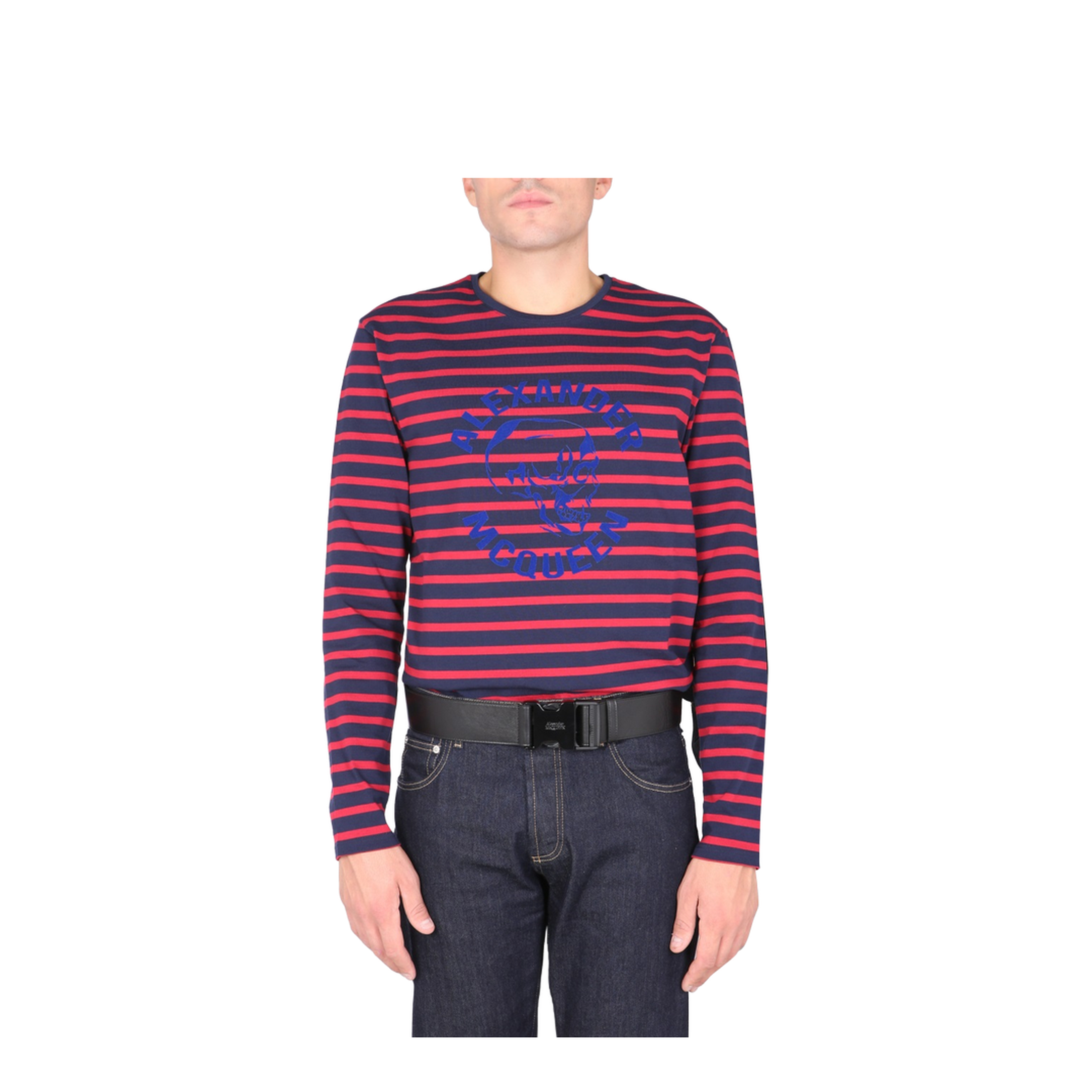 T-Shirt with Flocked Logo - Image 1