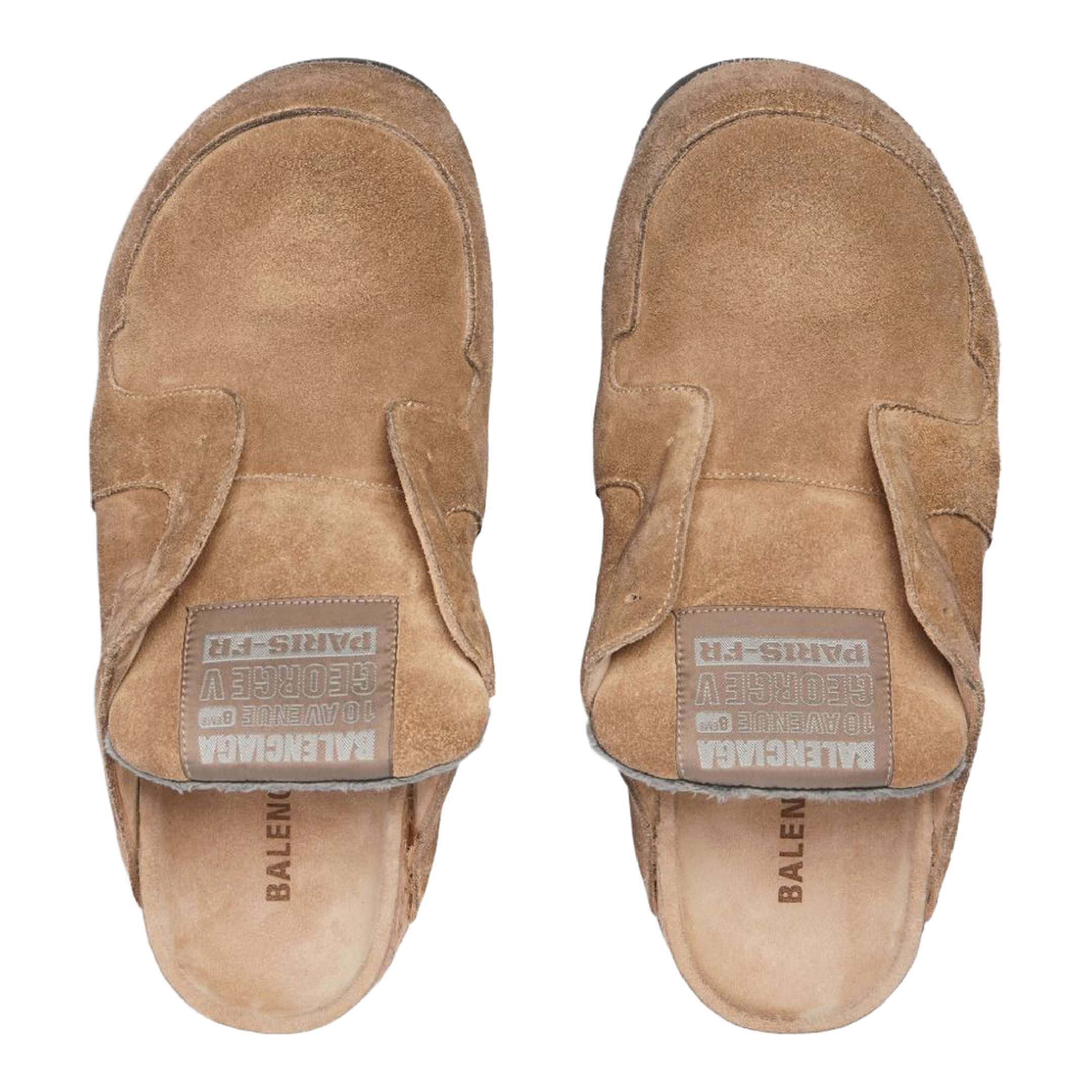 Dumbo Sabot in Distressed Suede Calfskin - Image 6