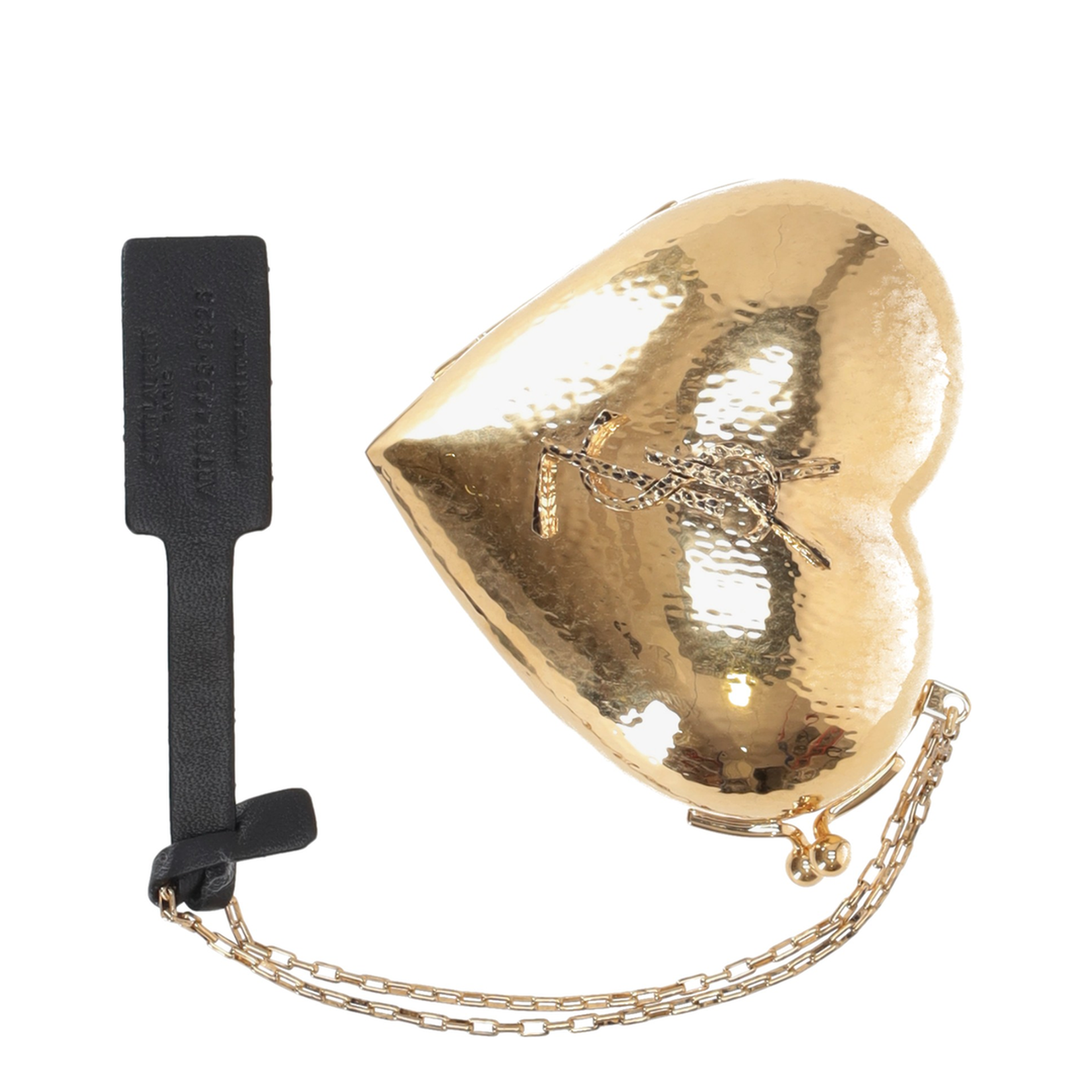 Evening Mini Brass Clutch Bags - Gold - Image 1