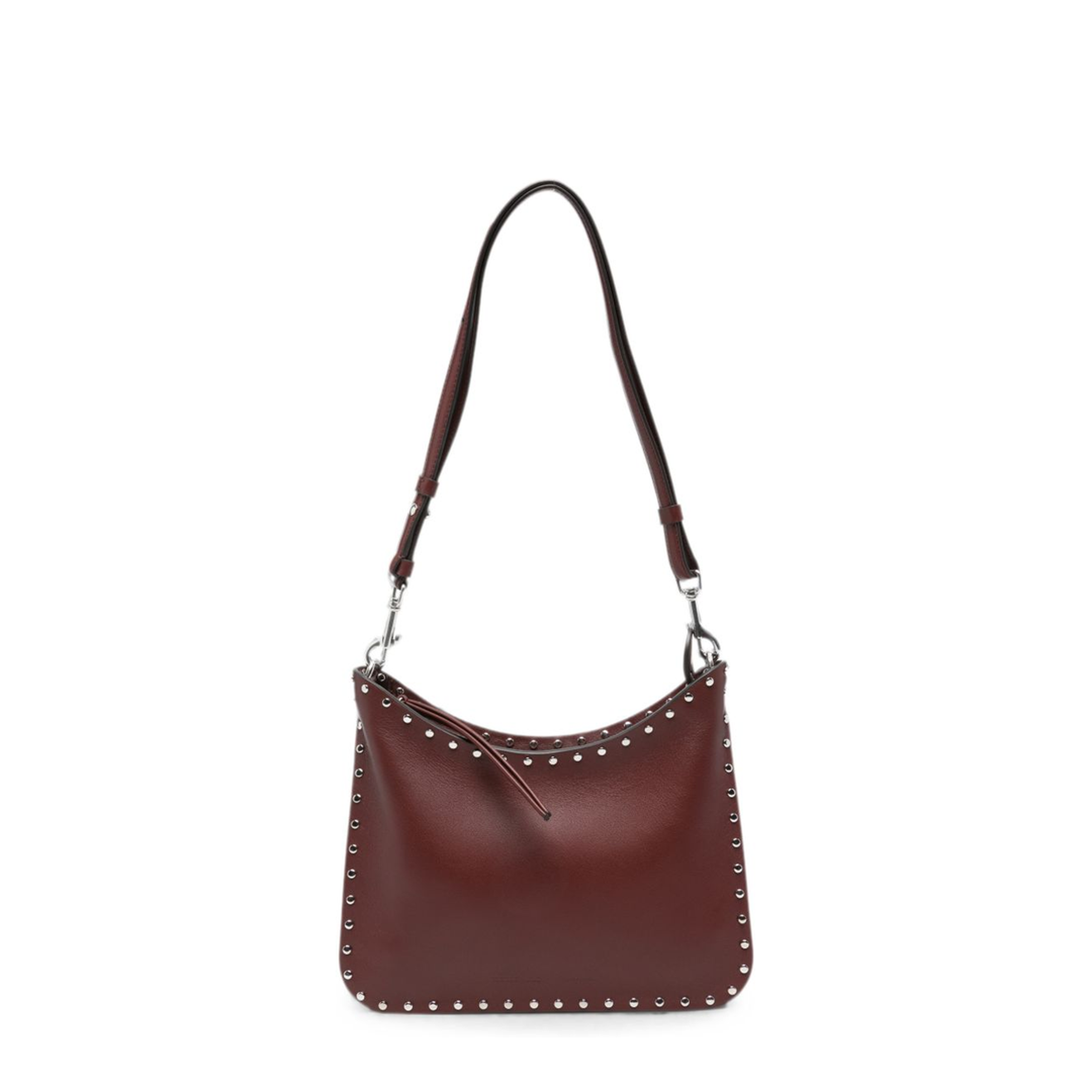 Gig Bag Small Calf Leather Shoulder Bag - Chestnut - Image 1