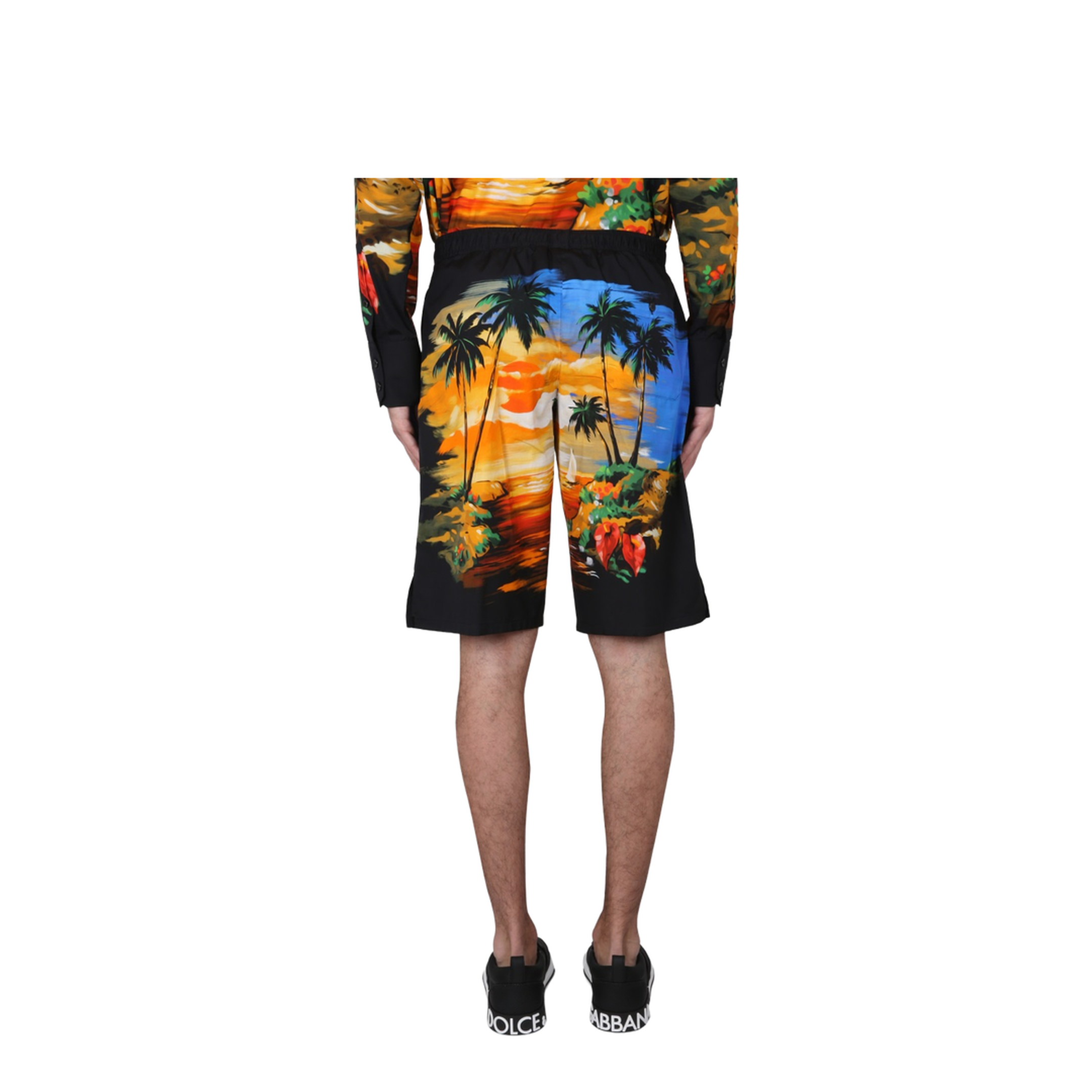 Bermuda Shorts with Hawaii Print - Image 4