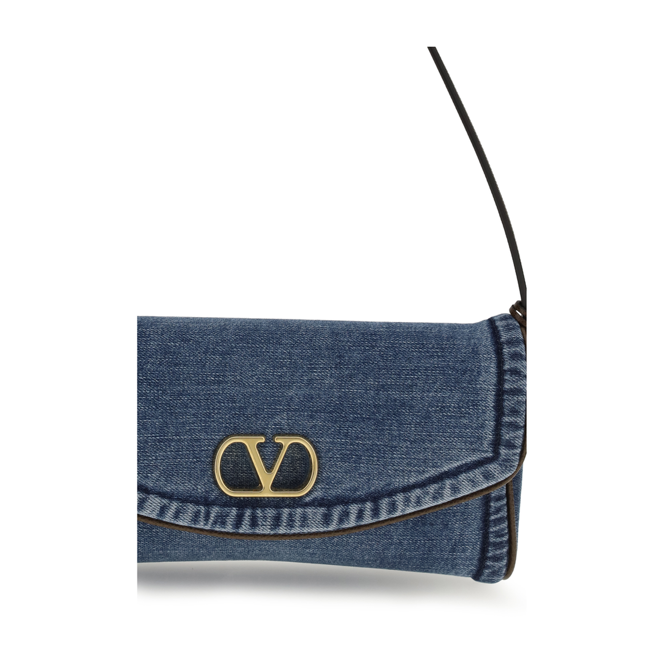 Small Shoulder Bag in Denim - Image 4