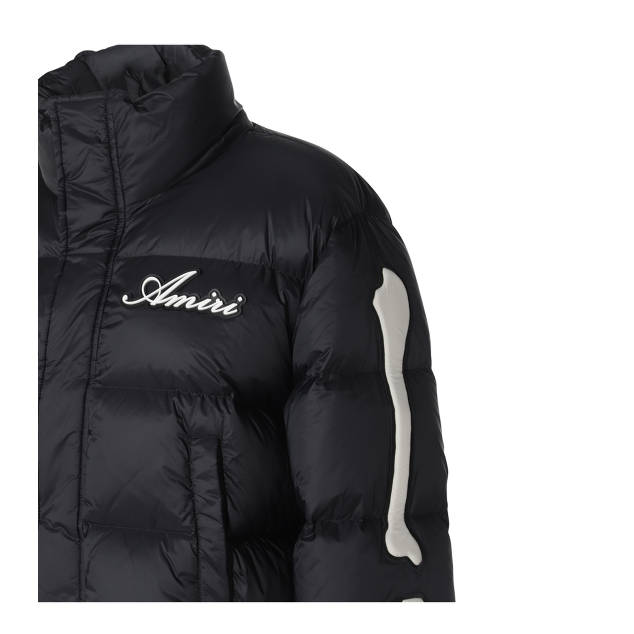 Black Nylon Down Jacket - Image 5