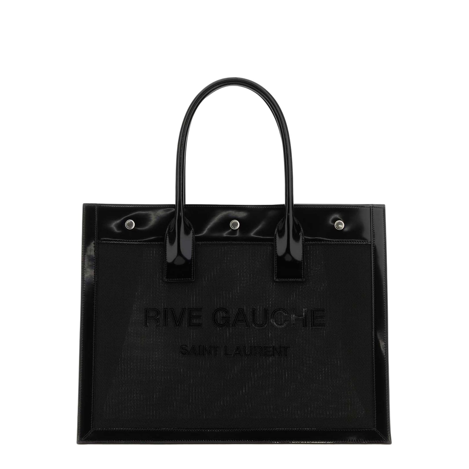 Rive Gauche Small Tote Bag In Smooth Leather - Image 1