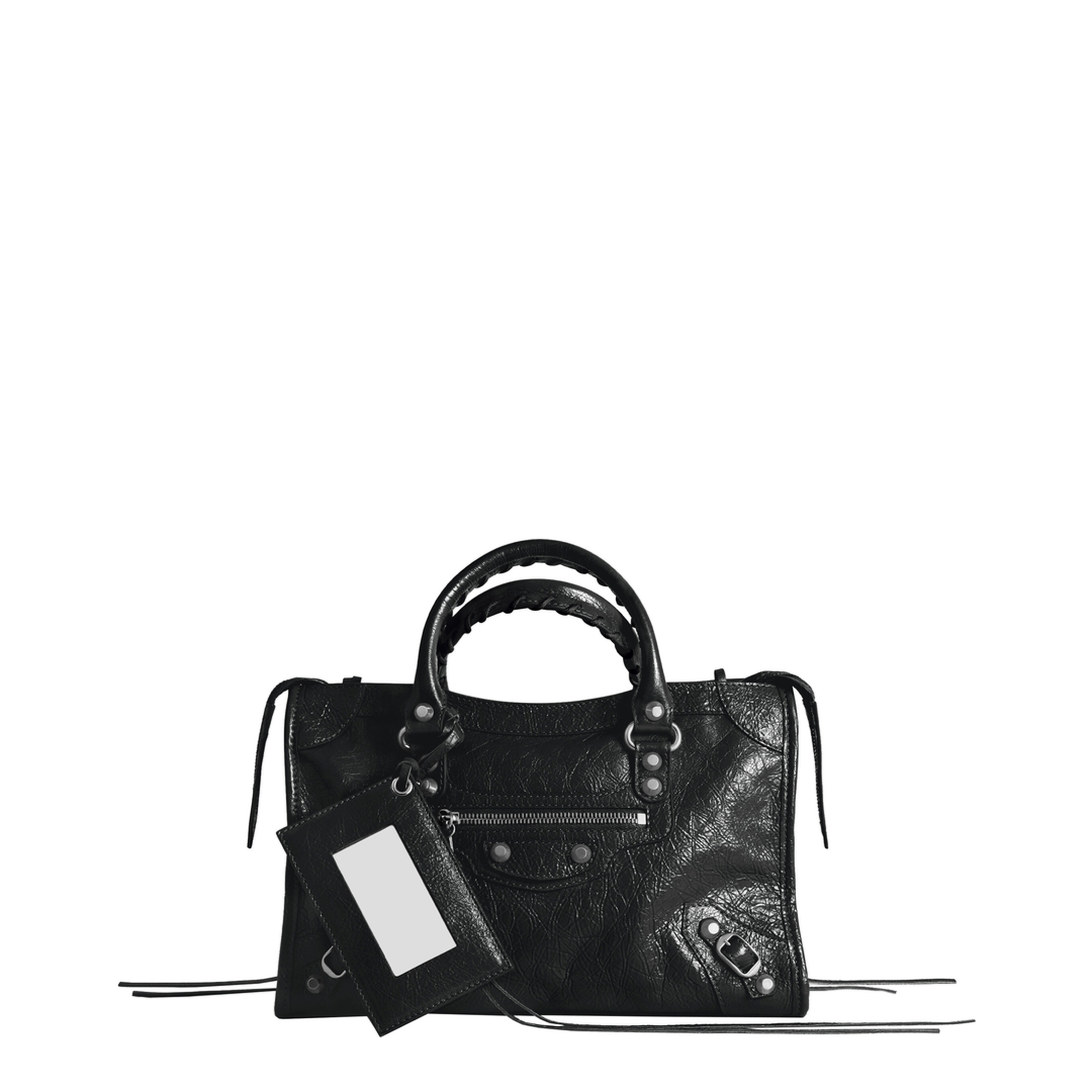Le City Small Lambskin Top-Handle Bag - Black - Image 1