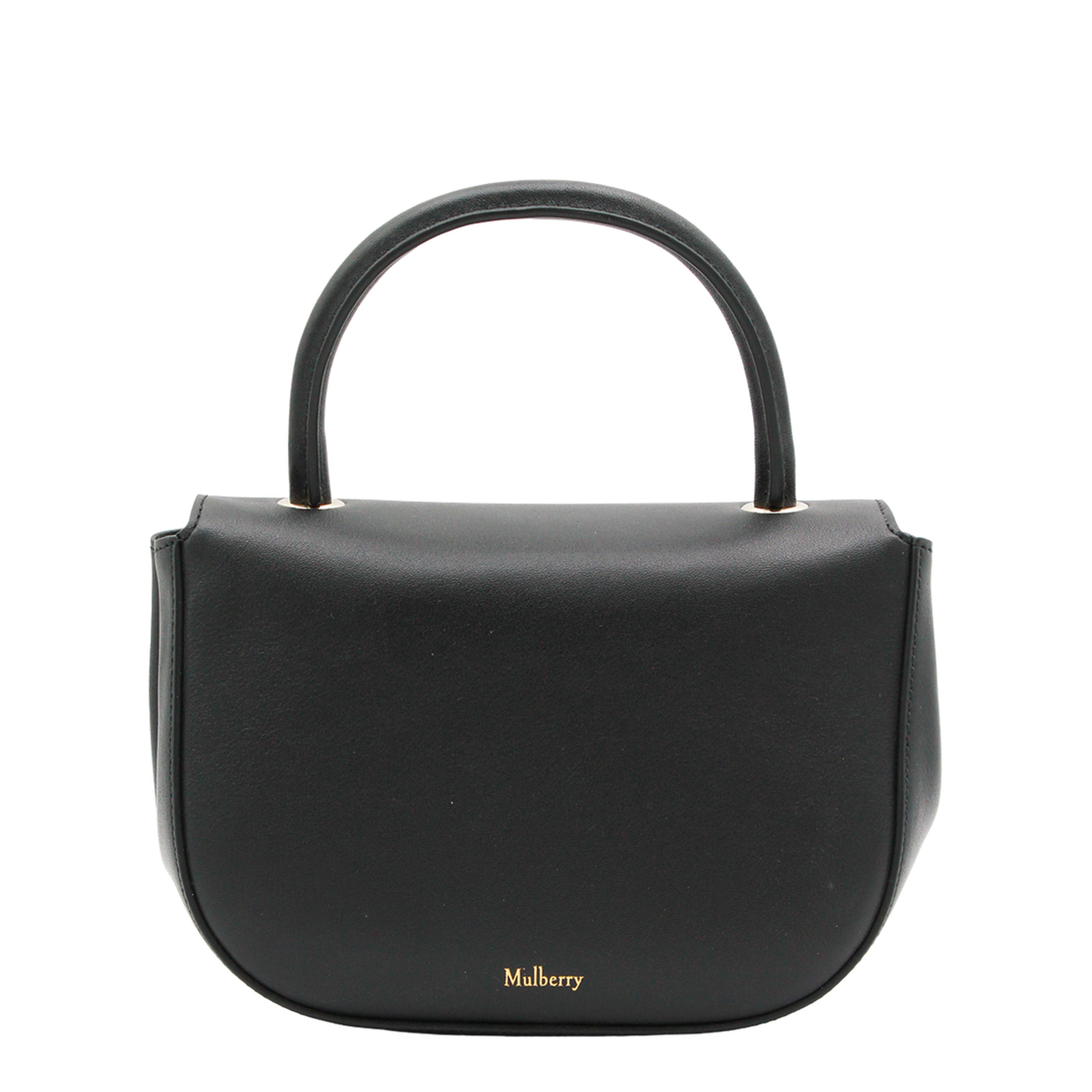 Amberley Small Supple Smooth Leather Top Handle Bag - Black - Image 5