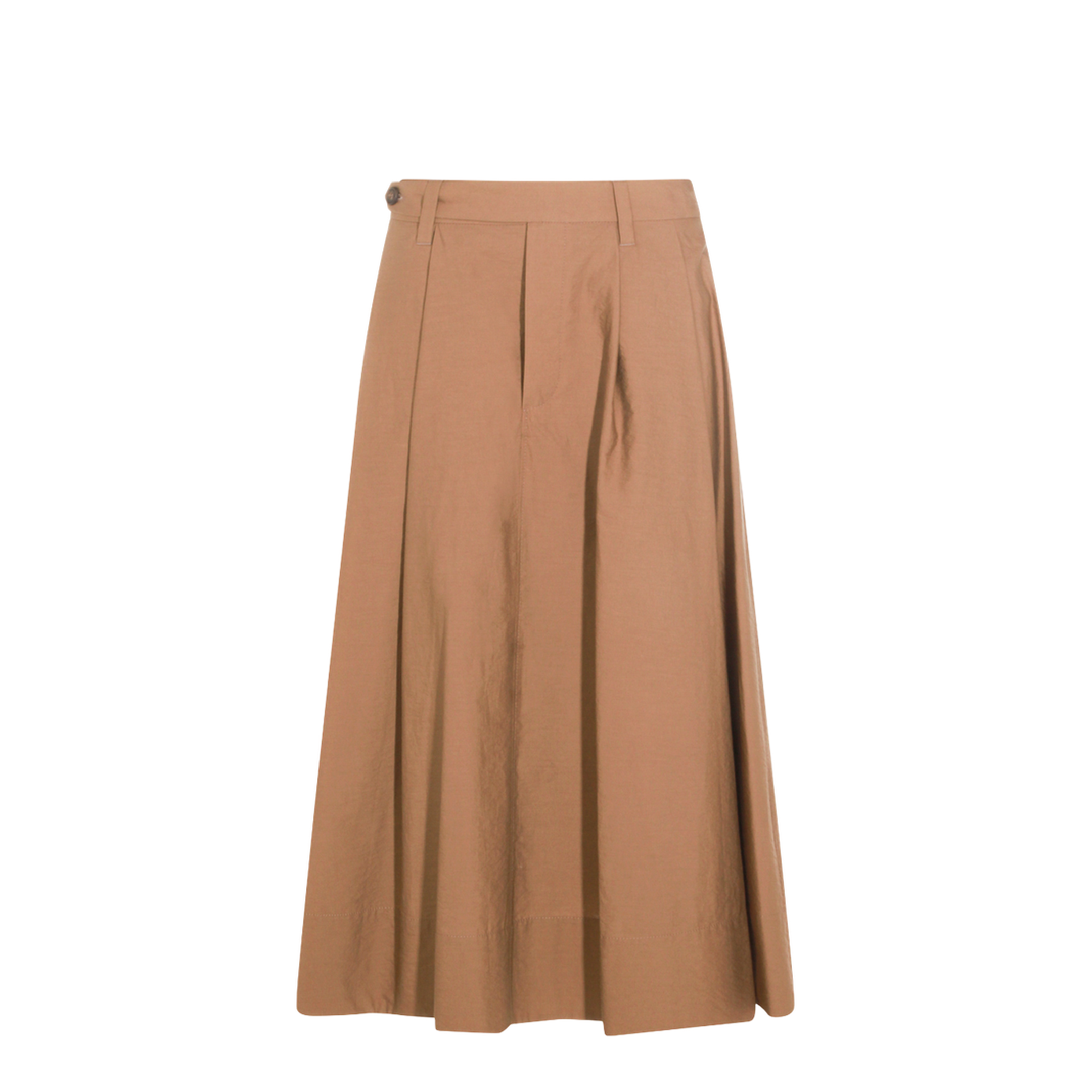 Women's Cotton Skirt Brown - Image 1