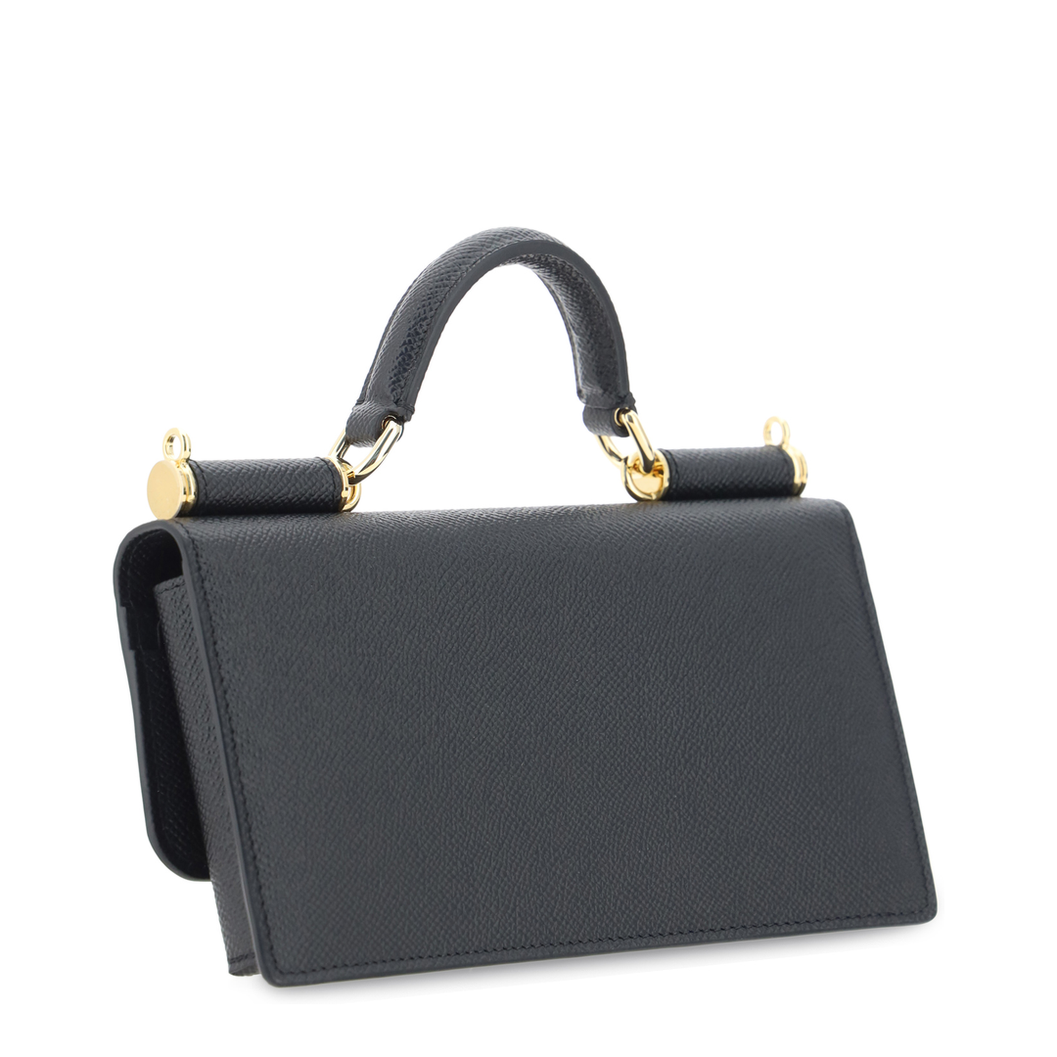 Micro Sicily UNI Calf Leather Clutch - Black - Image 3
