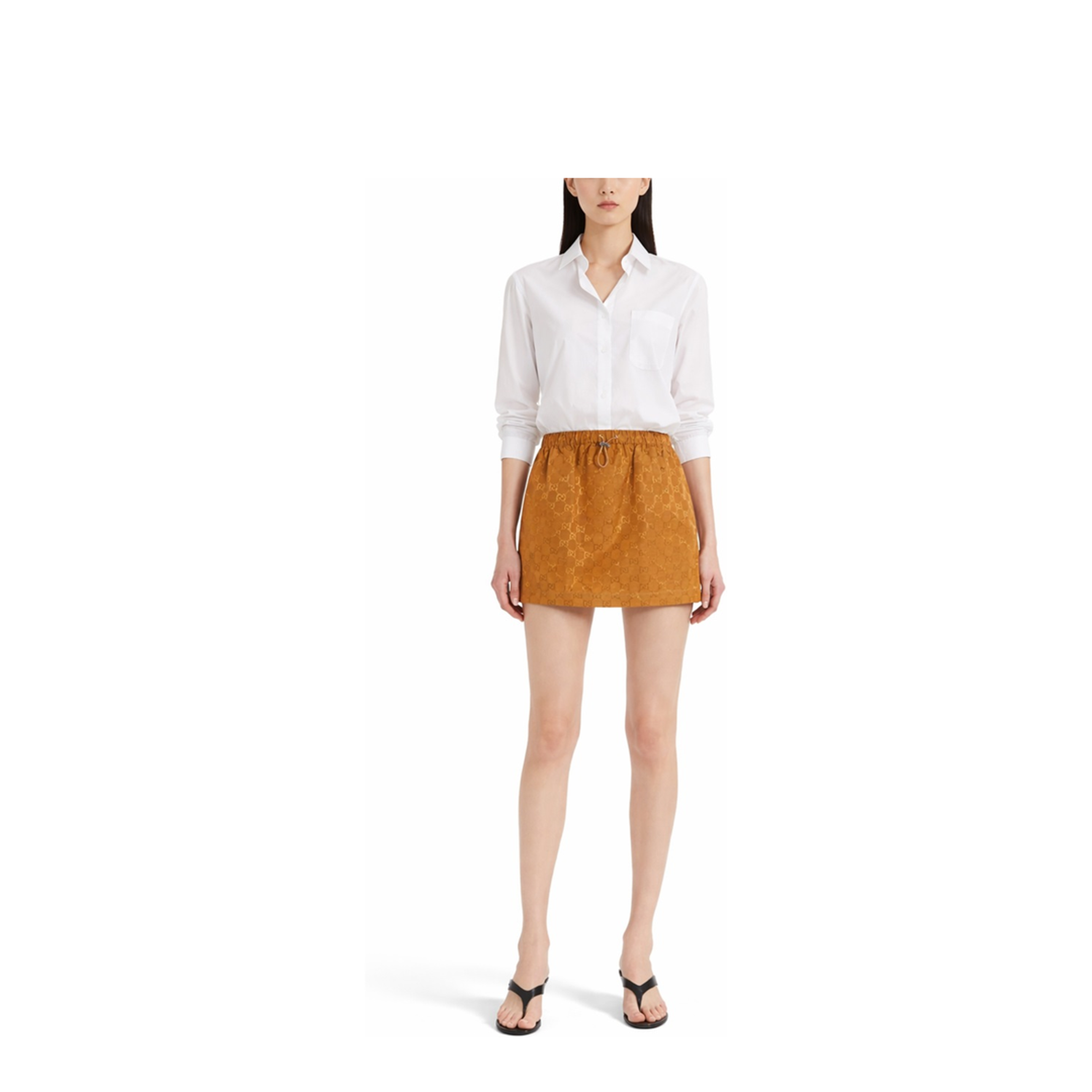 Miniskirt with GG Texture - Image 2