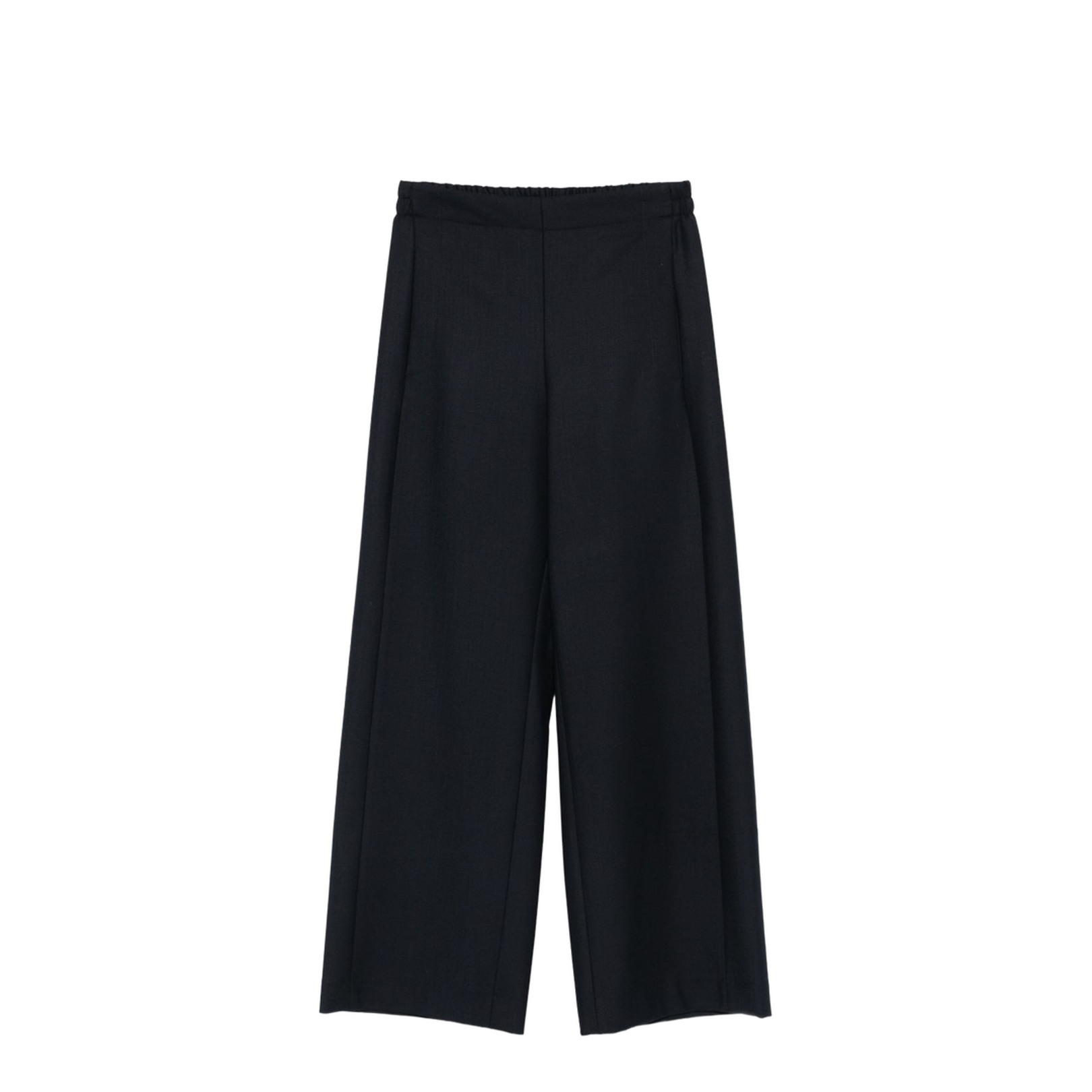 Leather Flared Leg Trousers - Image 1