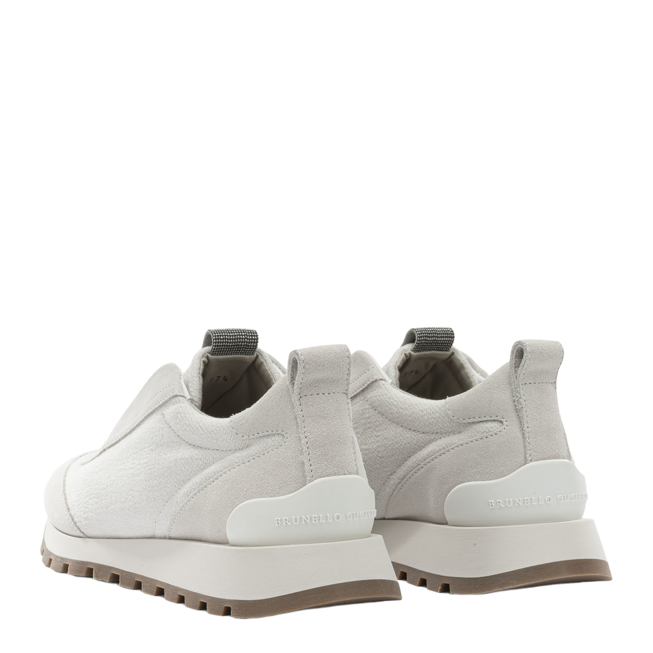Canvas And Suede Sneaker With Precious Detail - Image 4