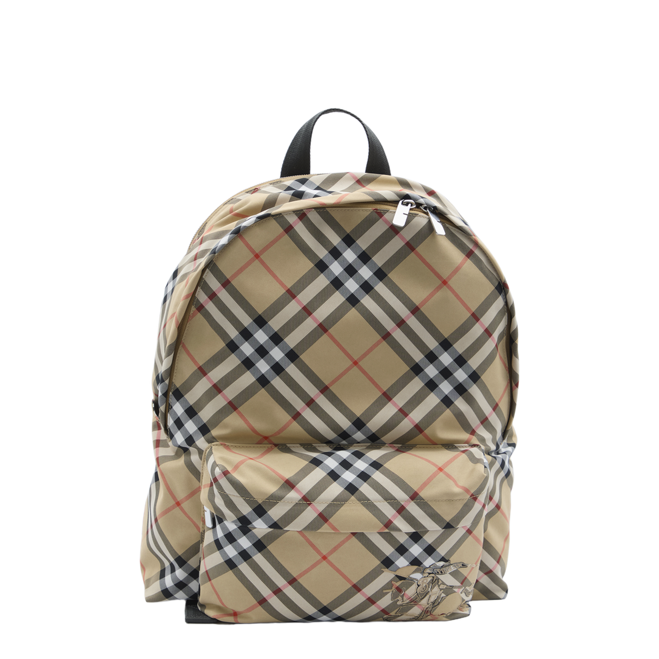 Check Nylon Backpack - Image 1