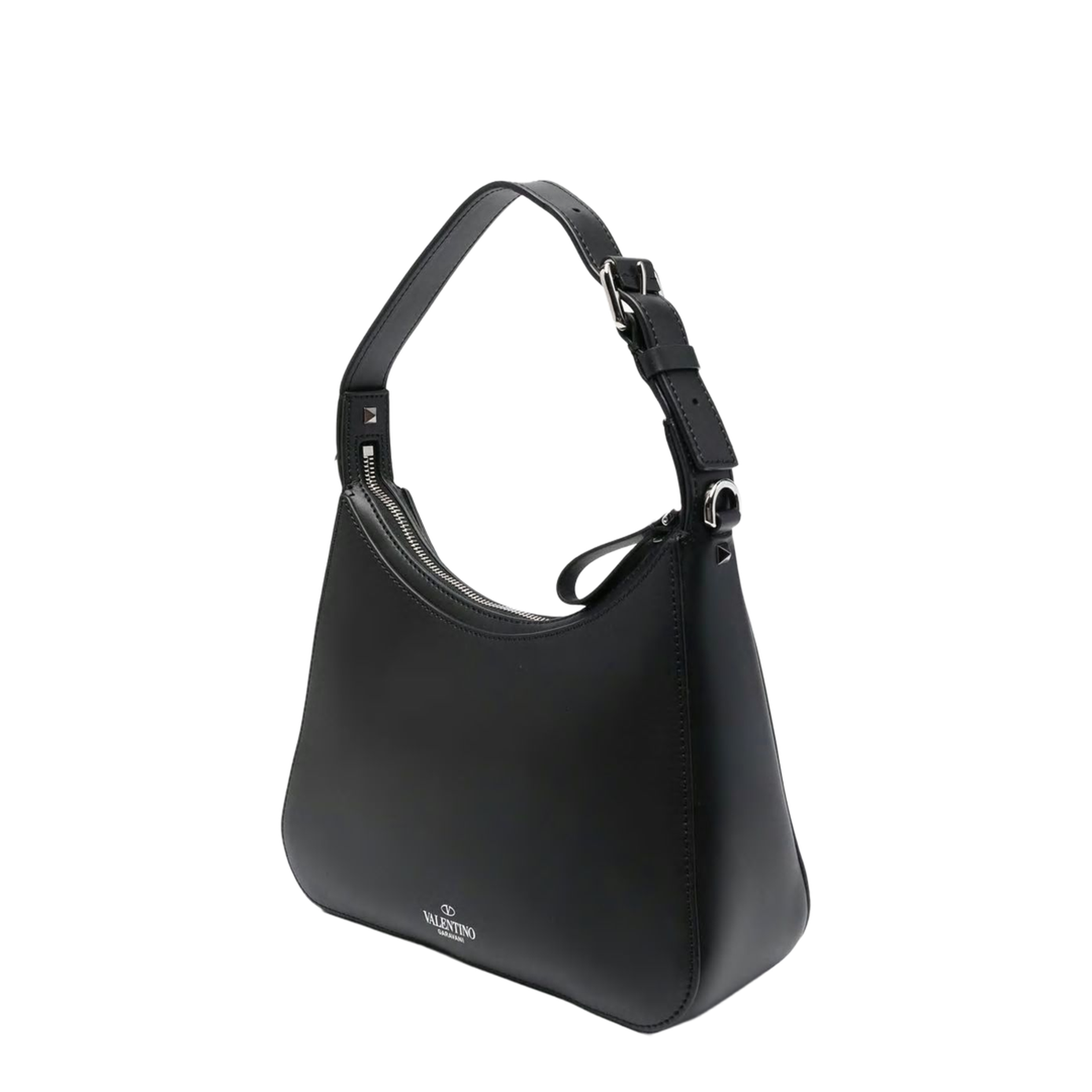 Black Leather Handbag - Image 3
