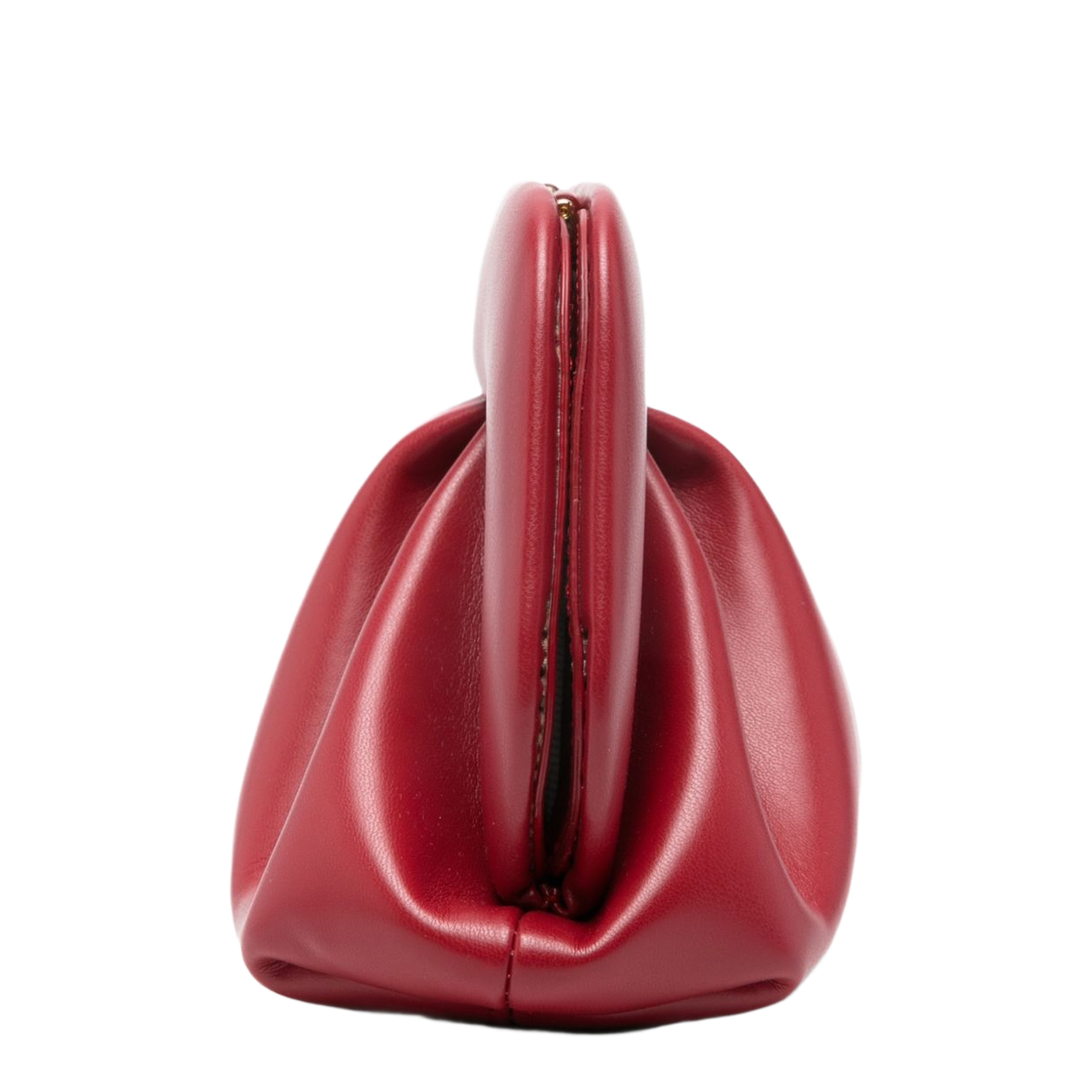 Bios Small Vegan Leather Clutch - Red - Image 3
