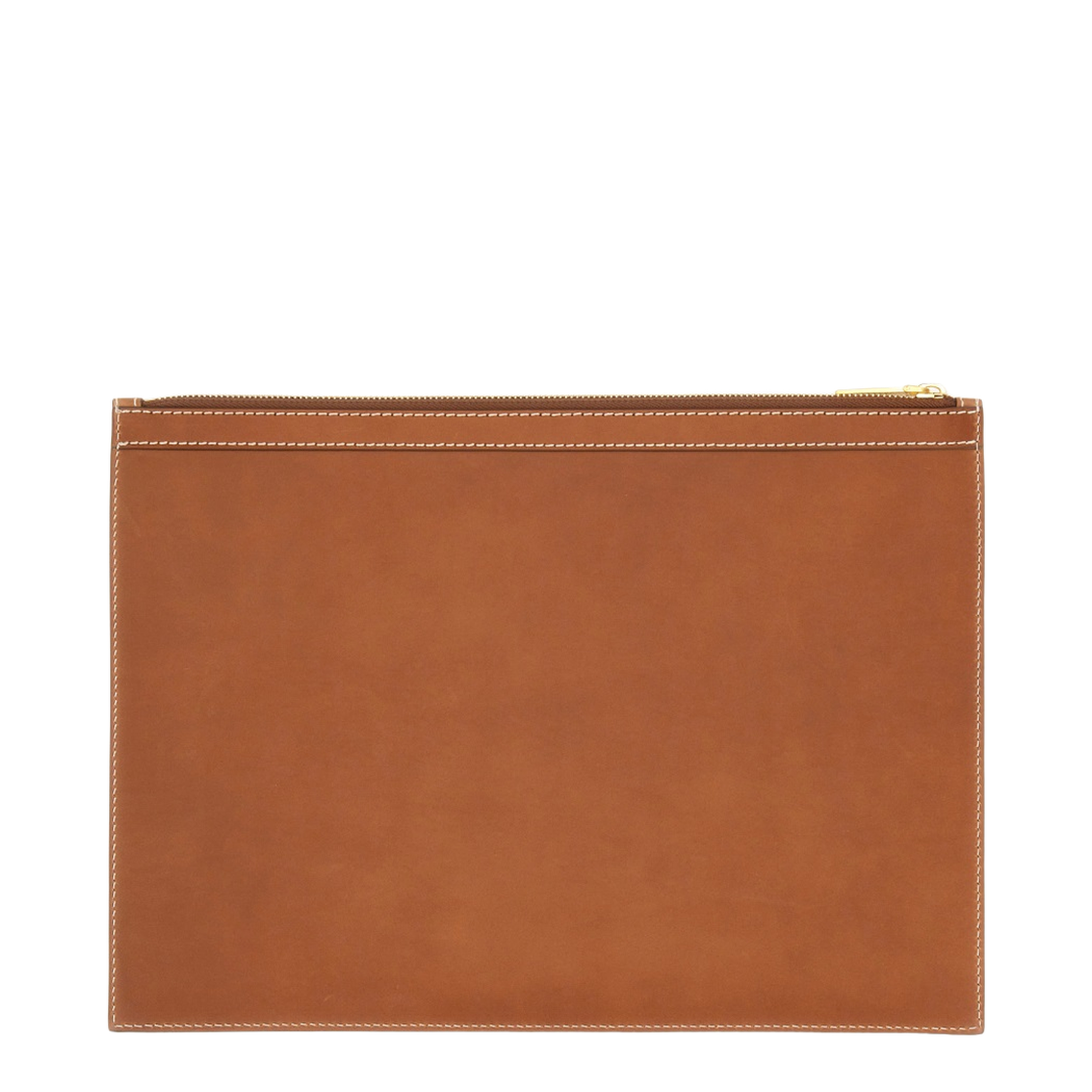 Vacchetta Leather Medium Calf Leather Document Holder - Brown - Image 2