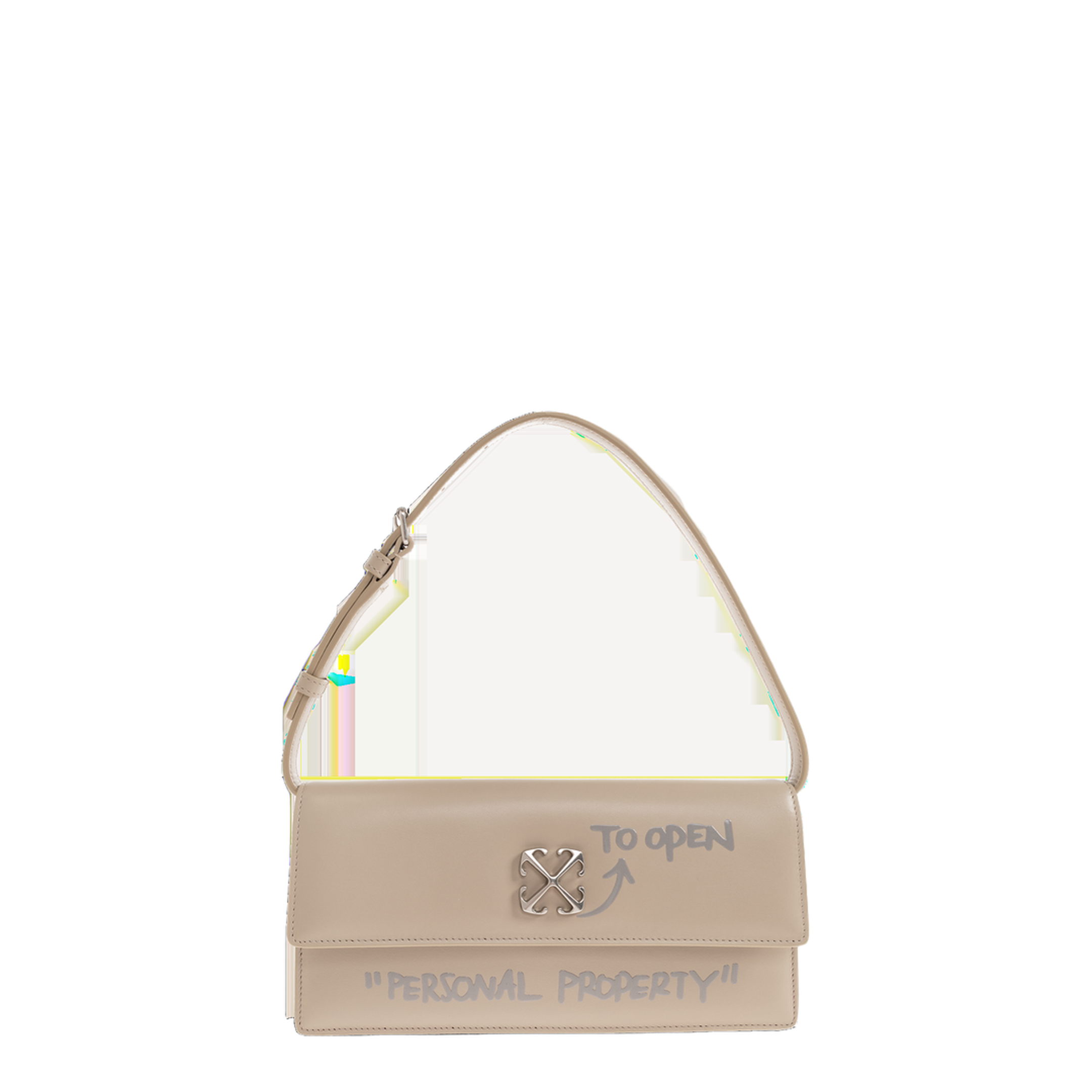 Jitney 1.0 Calfskin Shoulder Bag - Beige - Image 1