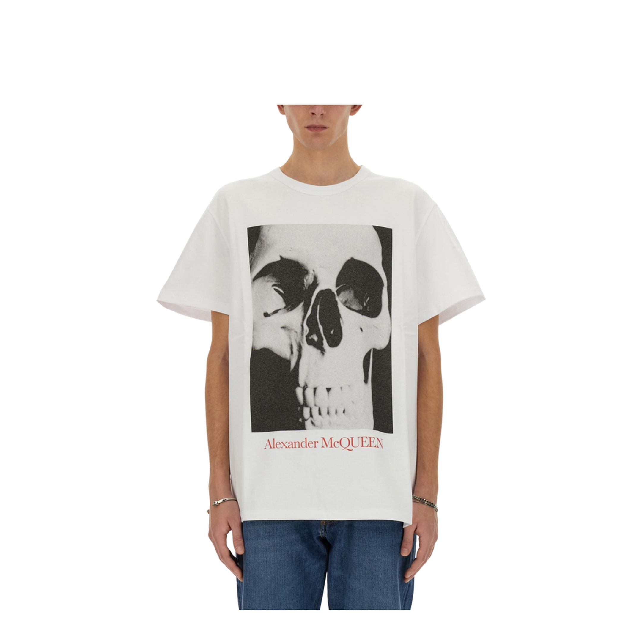 Skull Print T-Shirt - Image 1