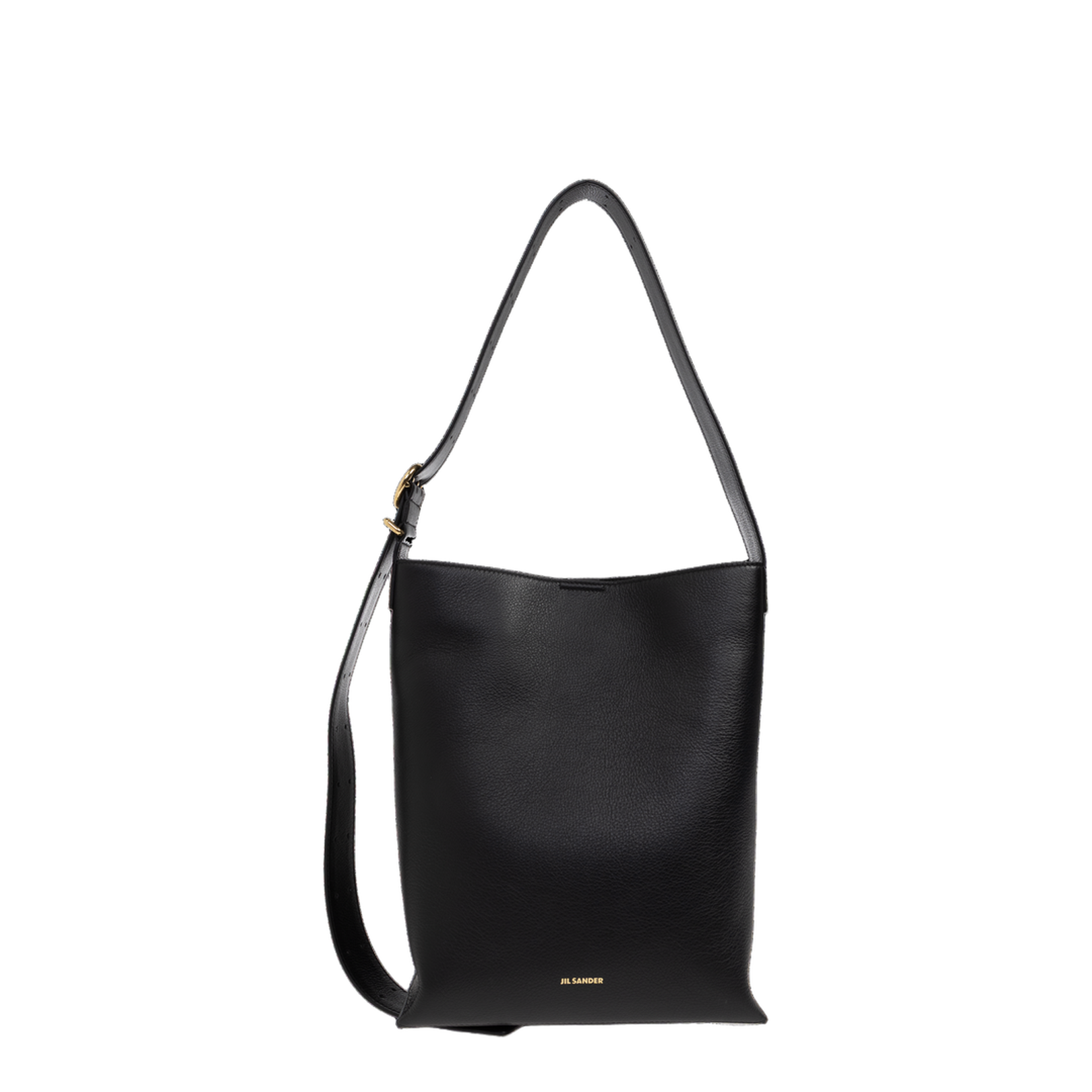Cannolo Tote Bag Leather Black - Image 1