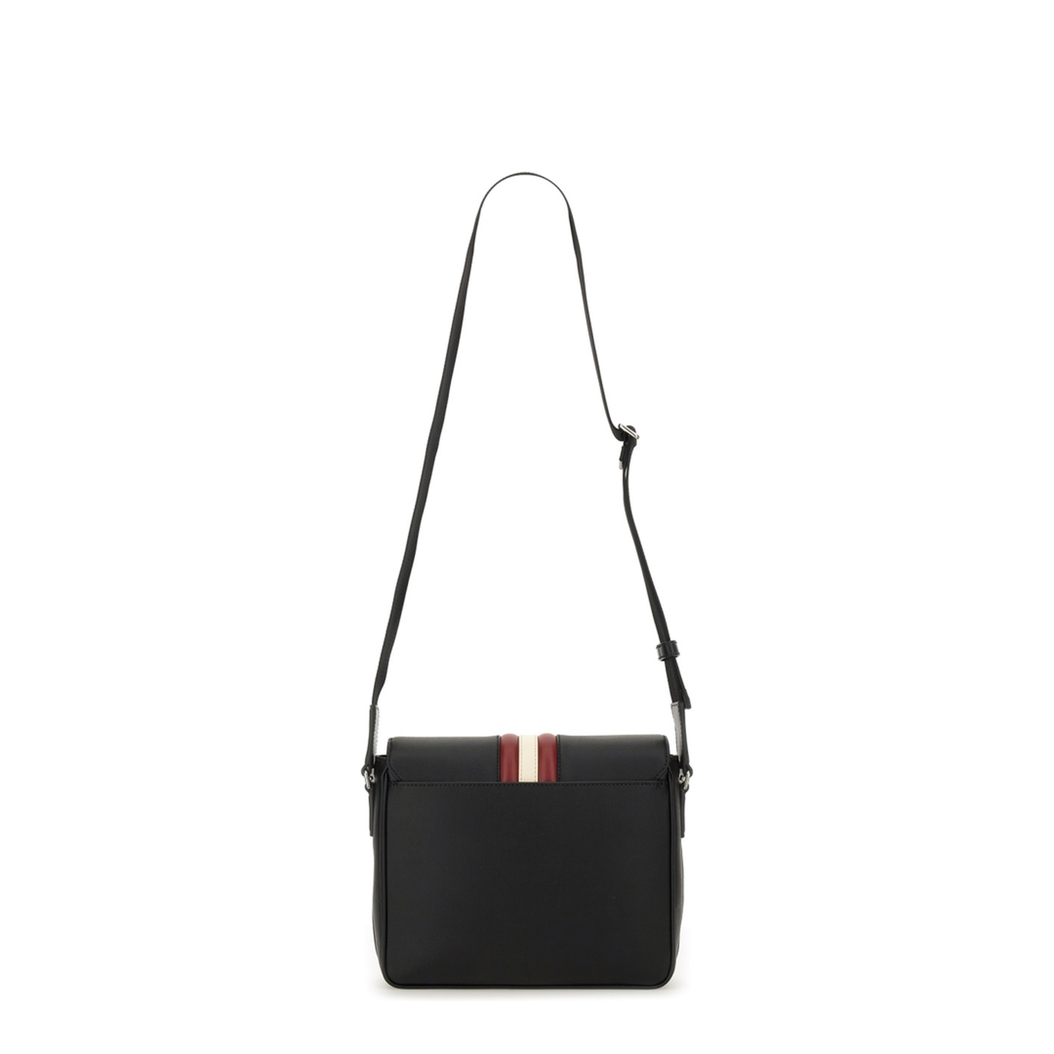 Mythos Recycled Bovine Leather Crossbody Bag - Black - Image 3