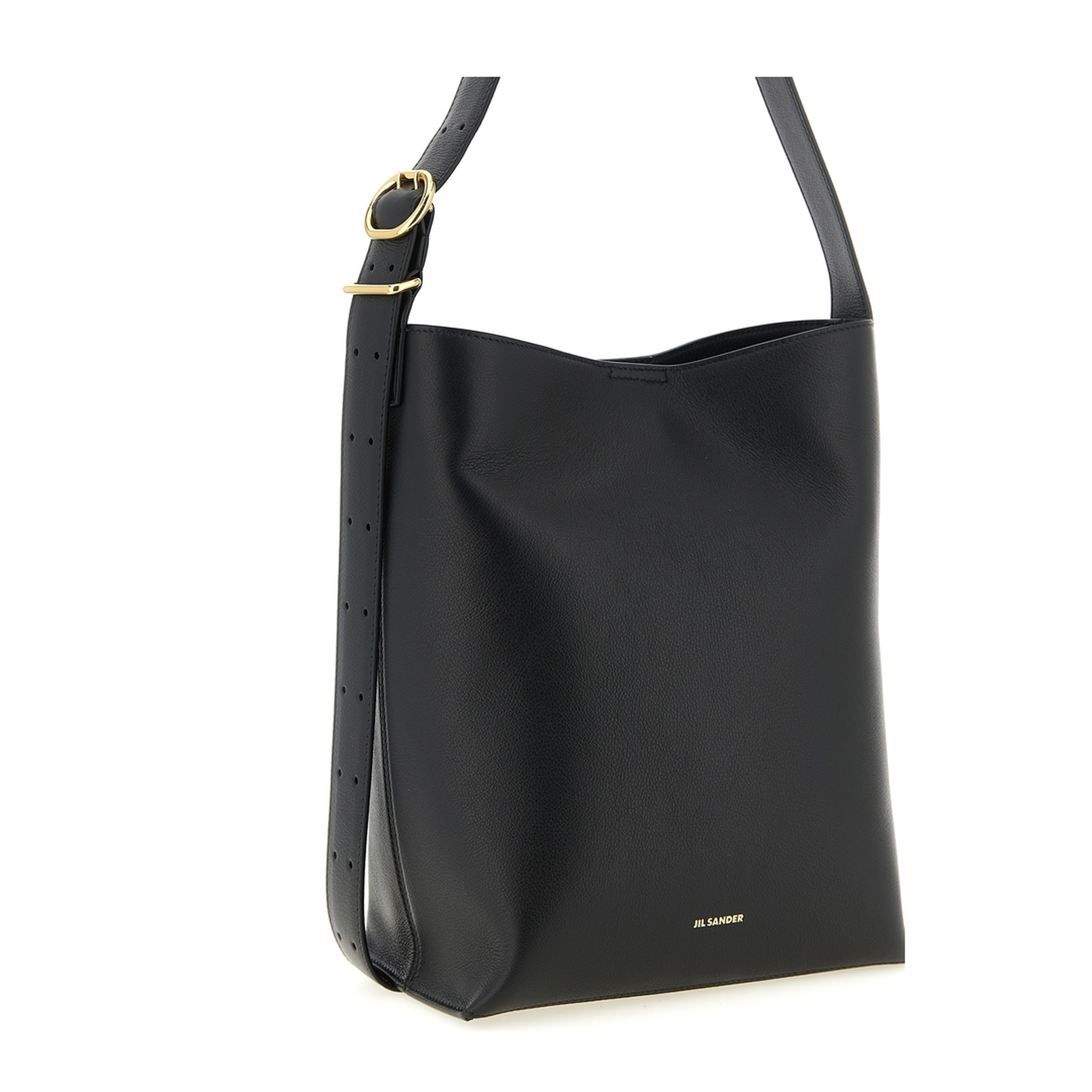Cannolo Calfskin Tote - Black - Image 5