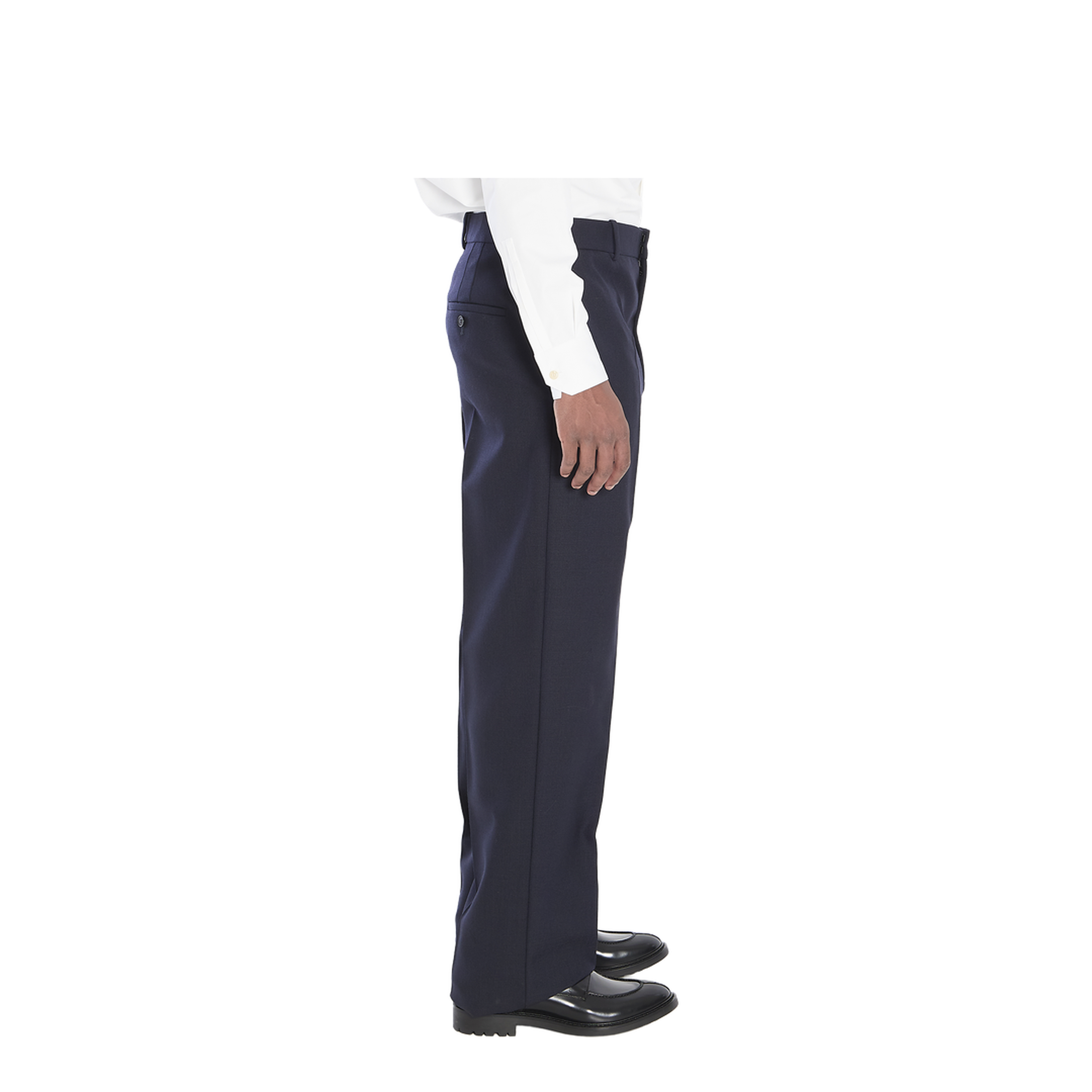 Chiné Wool Trousers - Image 3