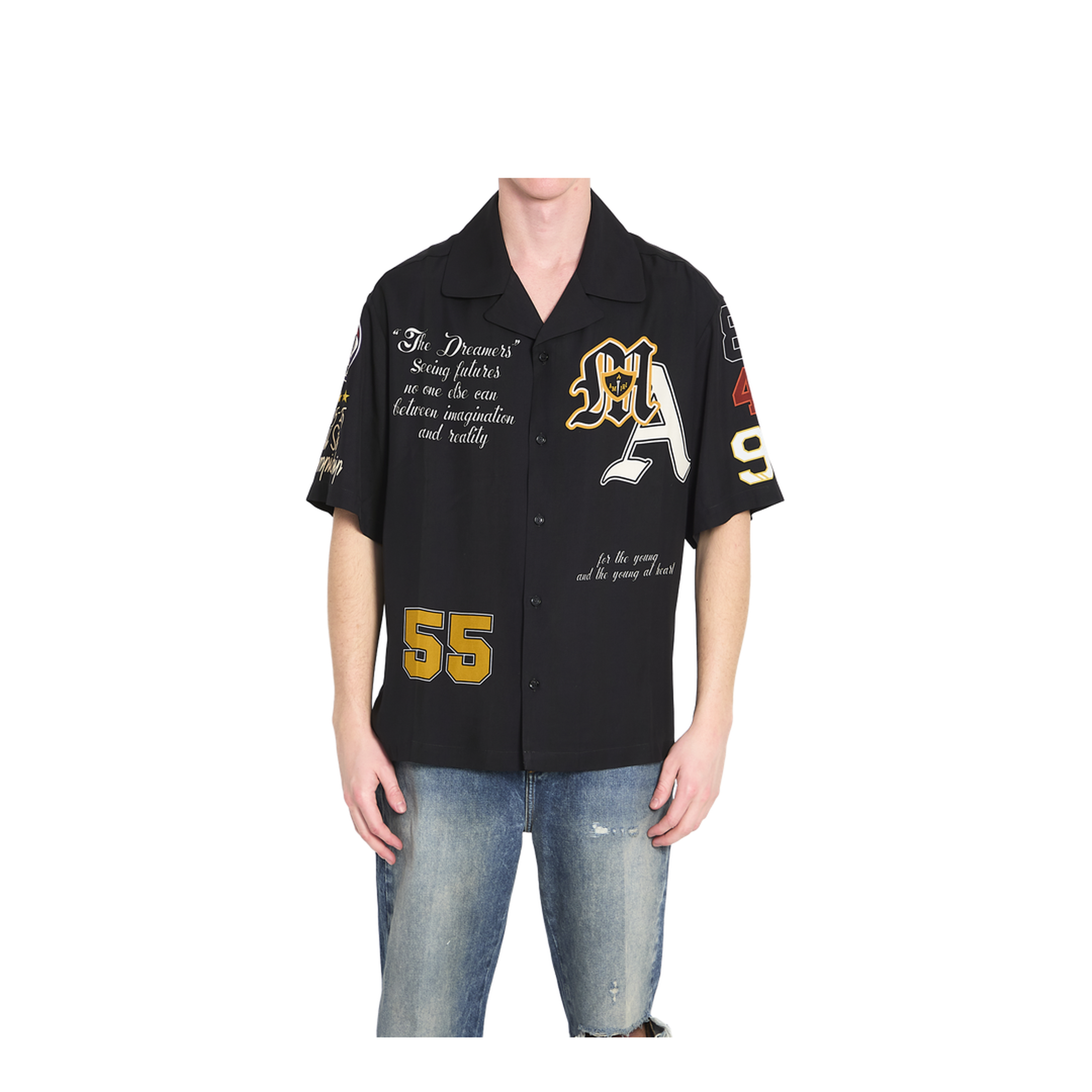Varsity Patch Oversized Shirt - Image 1