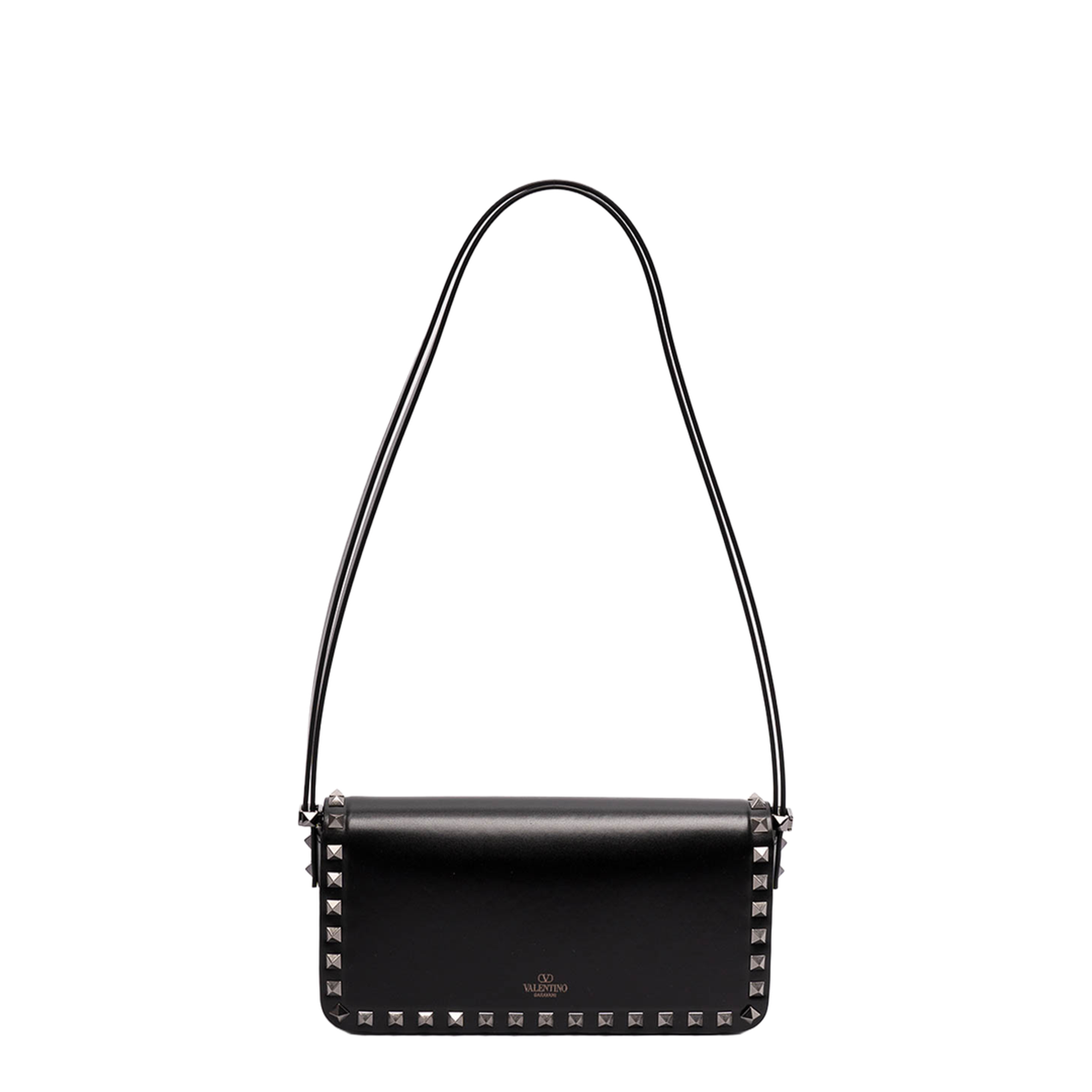 Garavani Rockstud Foldover Top Shoulder Bag - Image 2