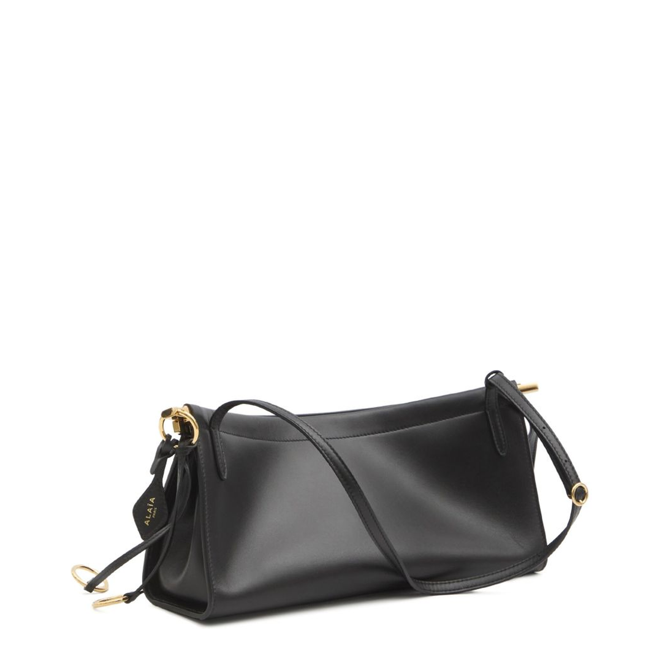 Le Click East West Medium Calfskin Shoulder Bag - Noir - Image 2